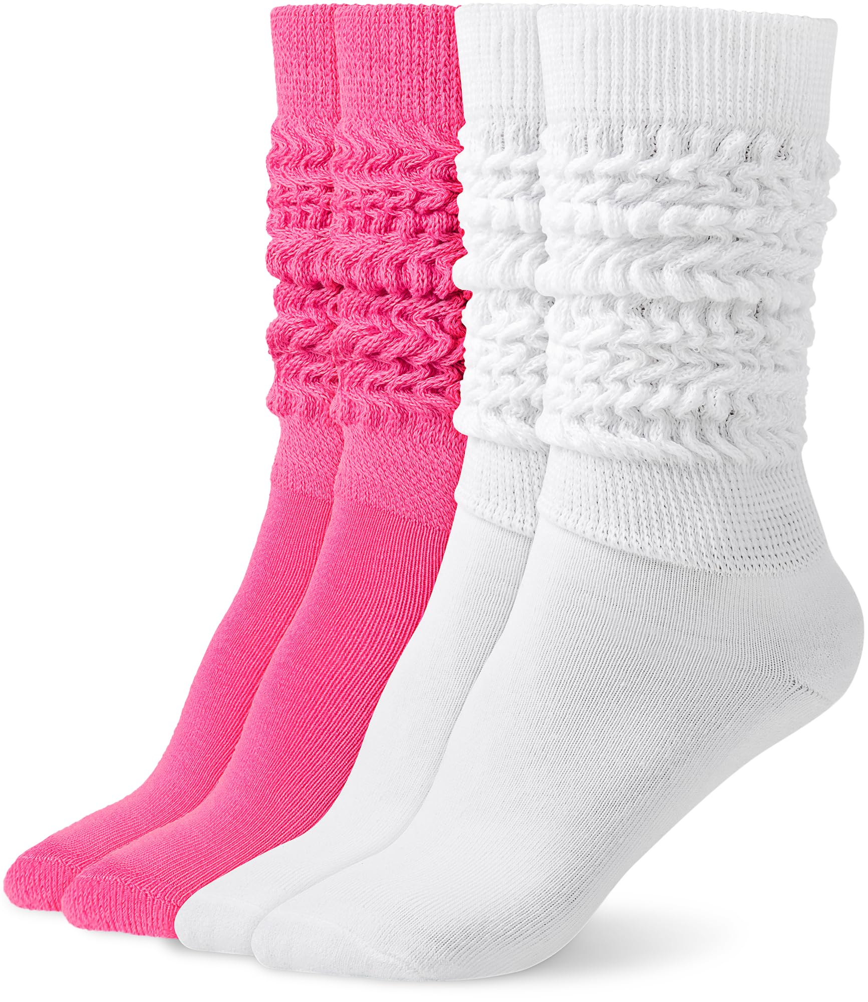 HONGTEYA Slouchy Socks for Women Slouch Scrunch Knee High Boot Socks Soft Long Socks Cozy Crew Socks Leg Warmers