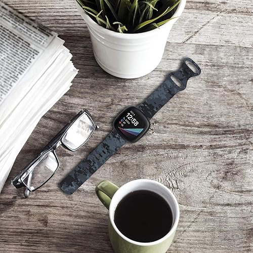 Miniatura 7 de Paquete de 5 correas Sense 2 compatibles con Fitbit Sense 2Versa 4 bandas para mujeres y hombres, repuesto suave Versa 3 Sense, correa deportiva