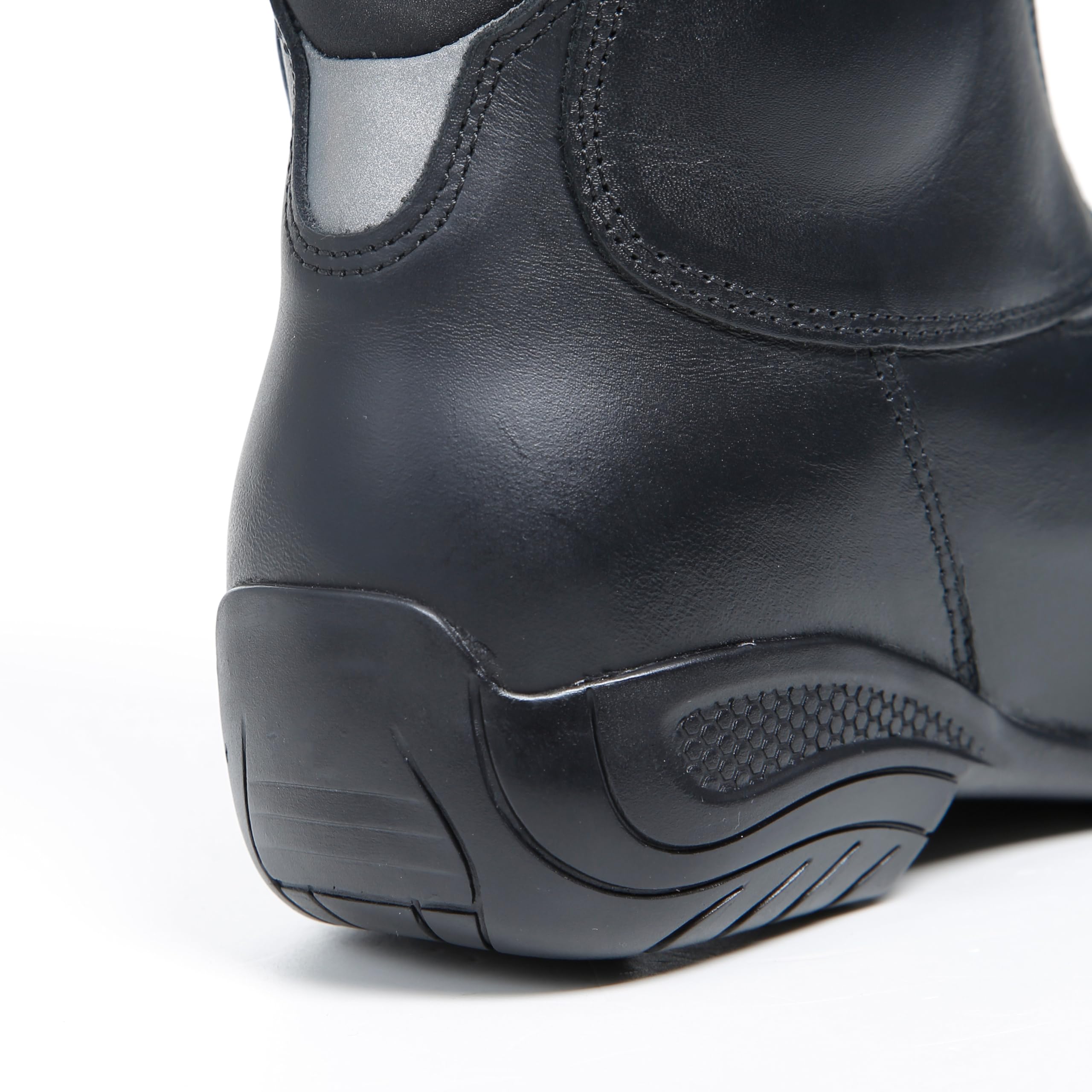 TCX - Lady Aura Plus Waterproof, Stivale da Moto Donna, Stivale Touring da Donna Impermeabile con Membrana T-DRY, Tomaia in Pelle Rifinita, Chiusura con Zip Elastica e Velcro, Nero