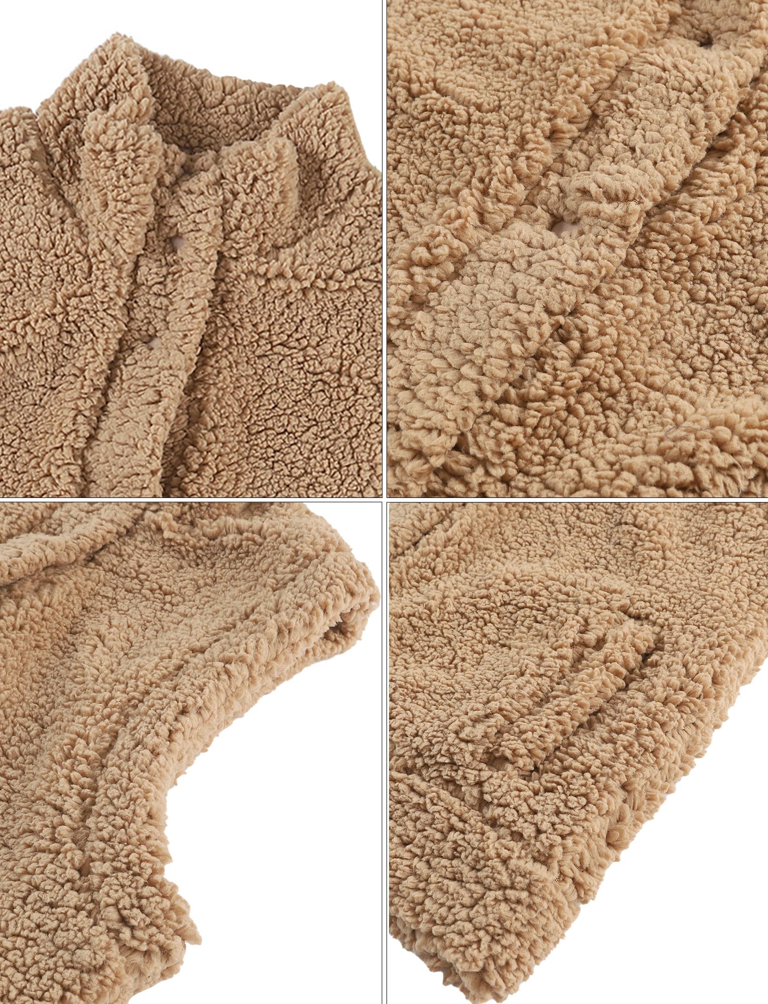 Maeau - Giacca in Pile da Donna Gilet Donna in Pile Smanicato Senza Maniche Giacca Elegante Invernale Sportivo per Autunno e Inverno
