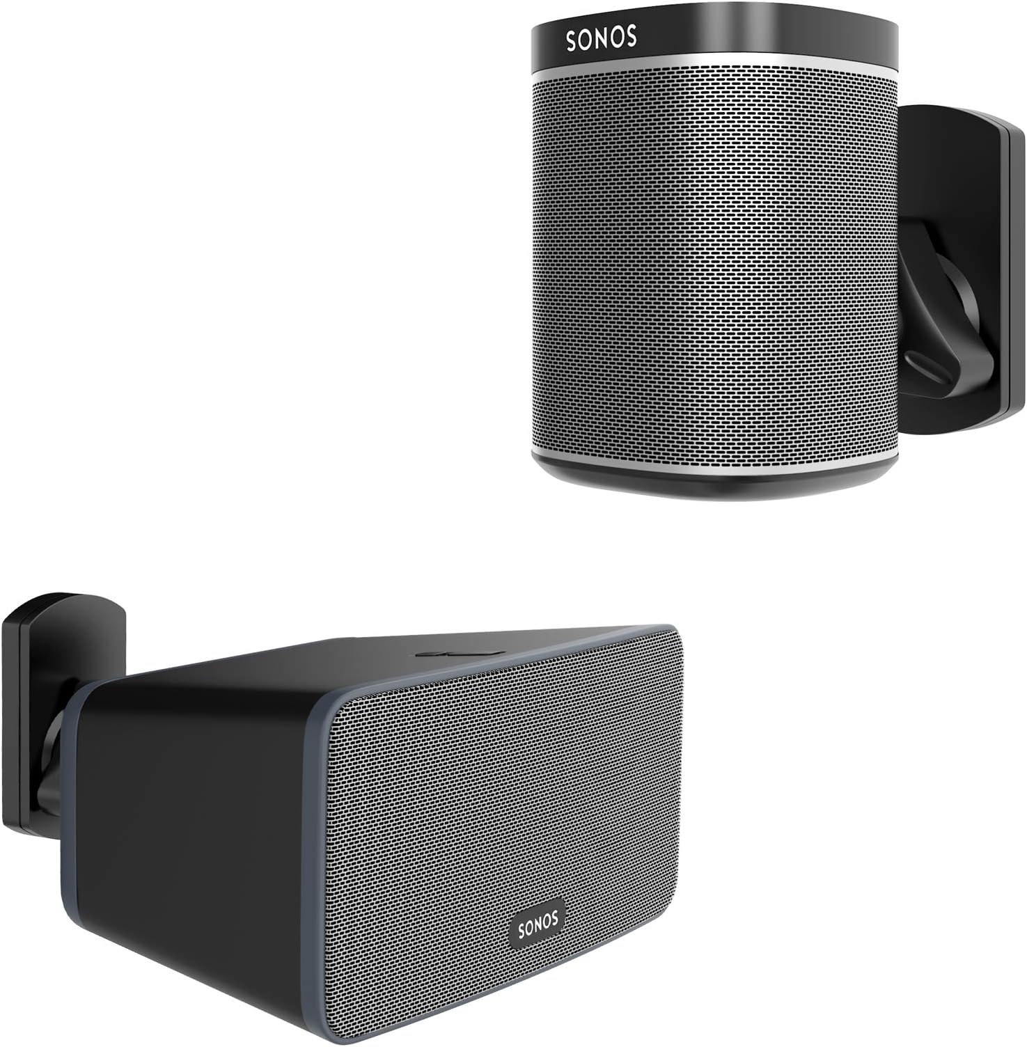 Support Mural Pour Enceinte Lh028-B, Lot De 2 Supports