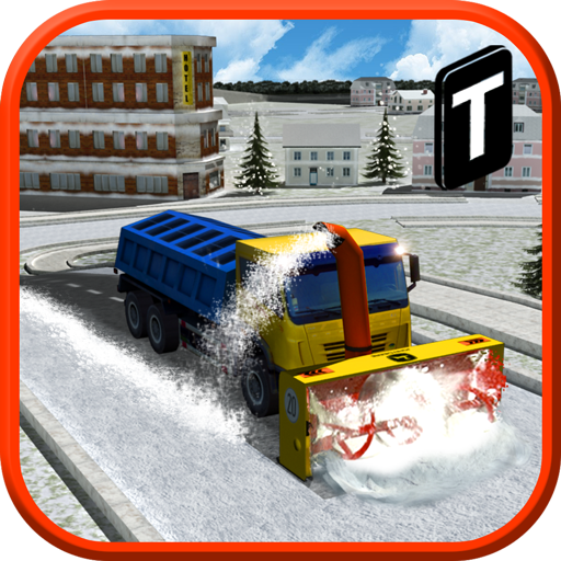 Snow Blower Truck Sim 3D