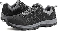 OL OUTJET LEGEND Men's Waterproof Leather Hiking Shoes - Lightweight, Anti-Slip, Comfortable for Hiking, Walking & Work
