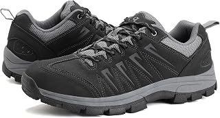 OL OUTJET LEGEND Men's Waterproof Leather Hiking Shoes - Lightweight Anti-Slip Comfort for Outdoor Walking & Work