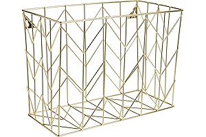 U Brands Gold Wire File Basket