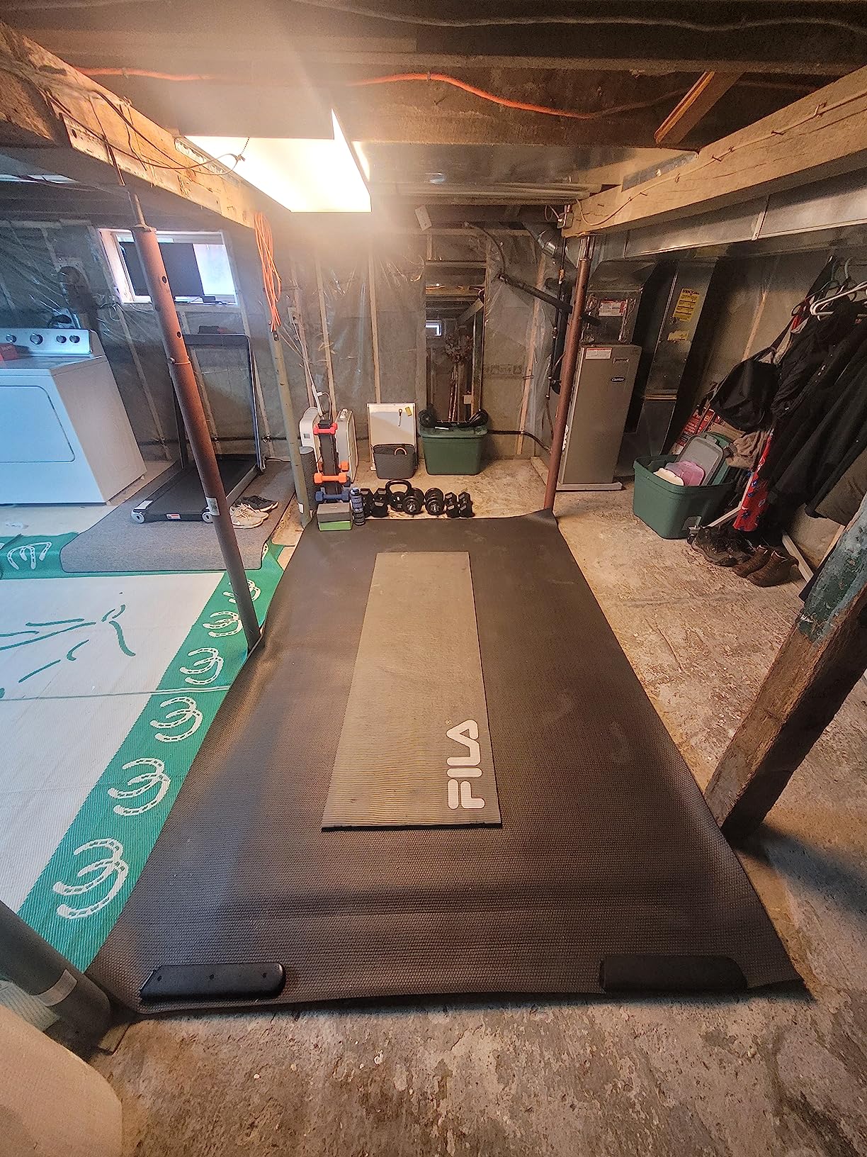 Gorilla Mats Premium Extra Large Yoga Mat 9' x 6' x 8mm Extra Thick