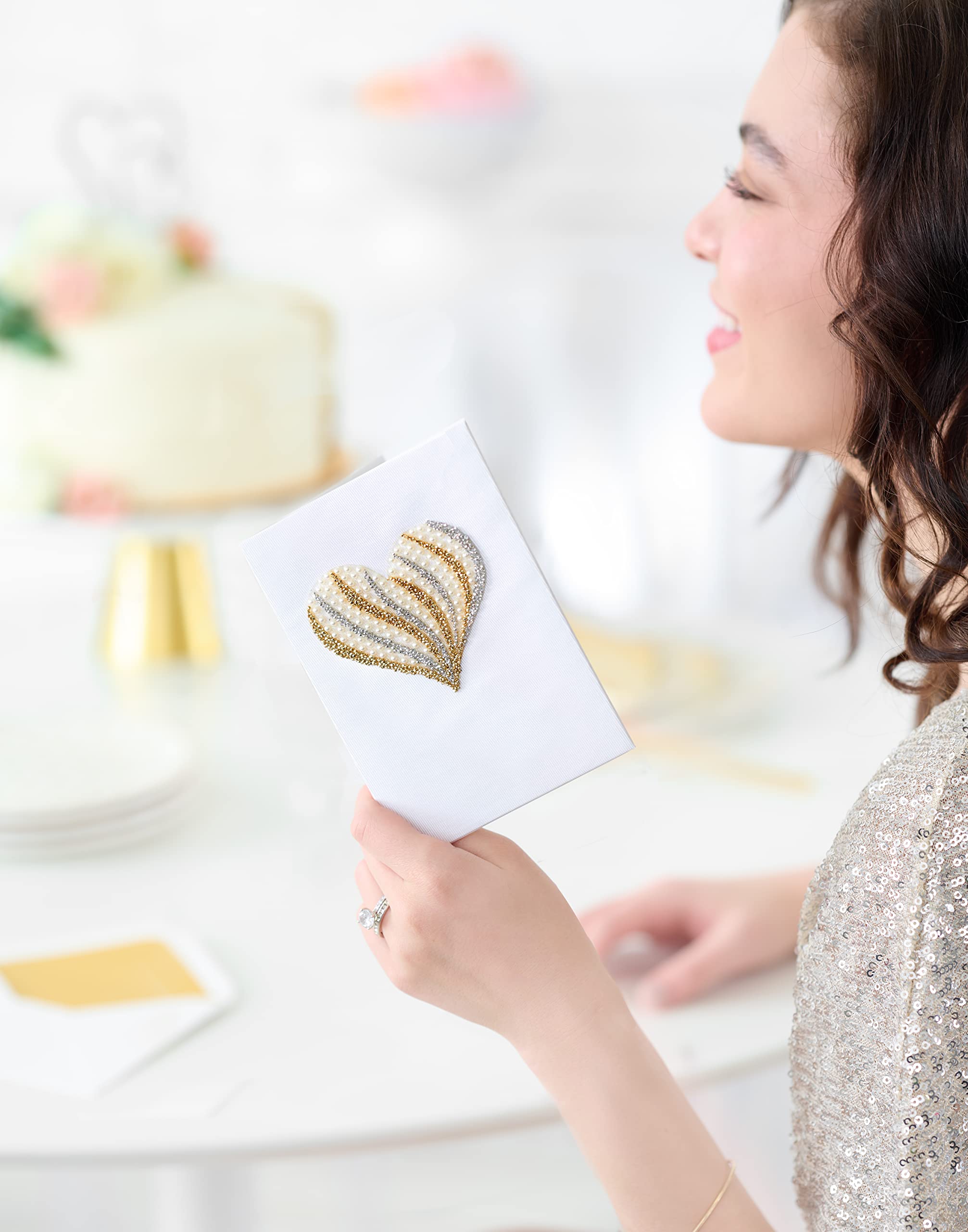 Papyrus Hochzeitskarte 'Love & Happiness' – Elegante Grußkarte Für Verlobung, Dusche & Hochzeit