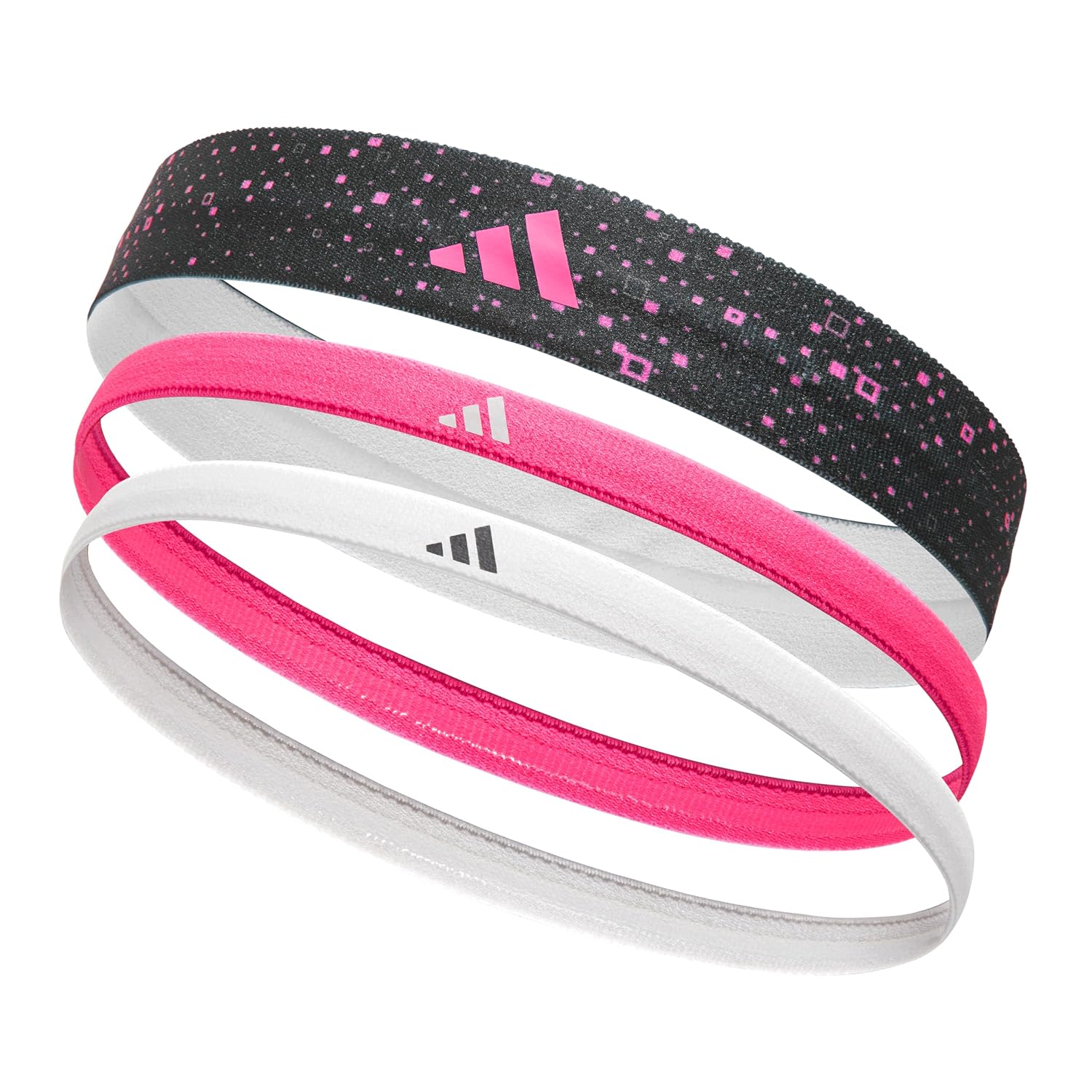 adidas Hairbands (Graphic) - Lucid Pink, White, Black - Review, Price and Buying Guide