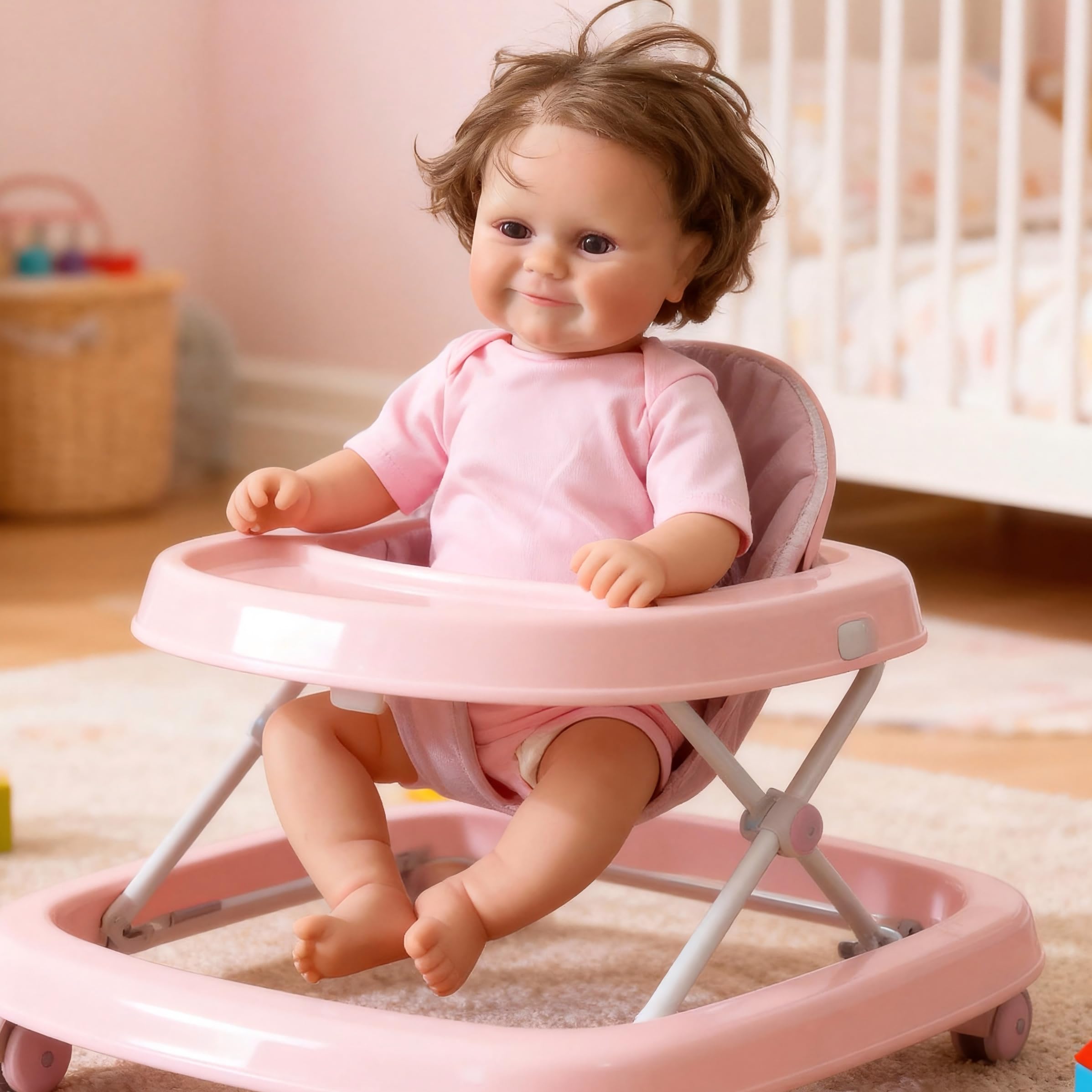 JUYOUYI Reborn Baby Dolls, 18 Inch Lifelike Reborn Girl Doll Vinyl Full Body - Image 3