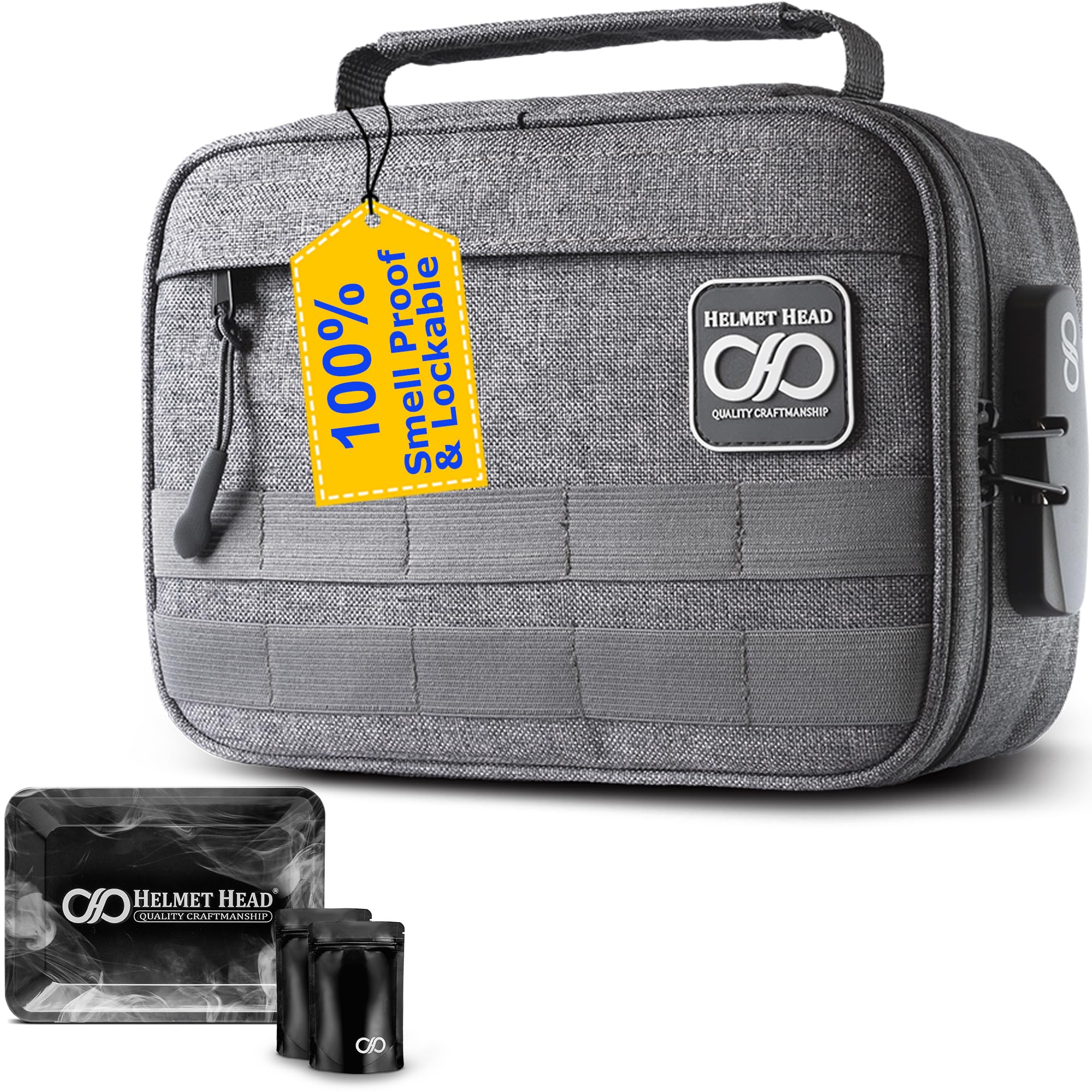 Amazon.com: HELMET HEAD Smell Proof Bag with Lock – Odor Proof