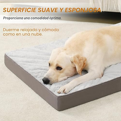 KSIIA Orthopedic Dog Bed Dog Crate Bed Waterproof for — shown in a real home setting for scale