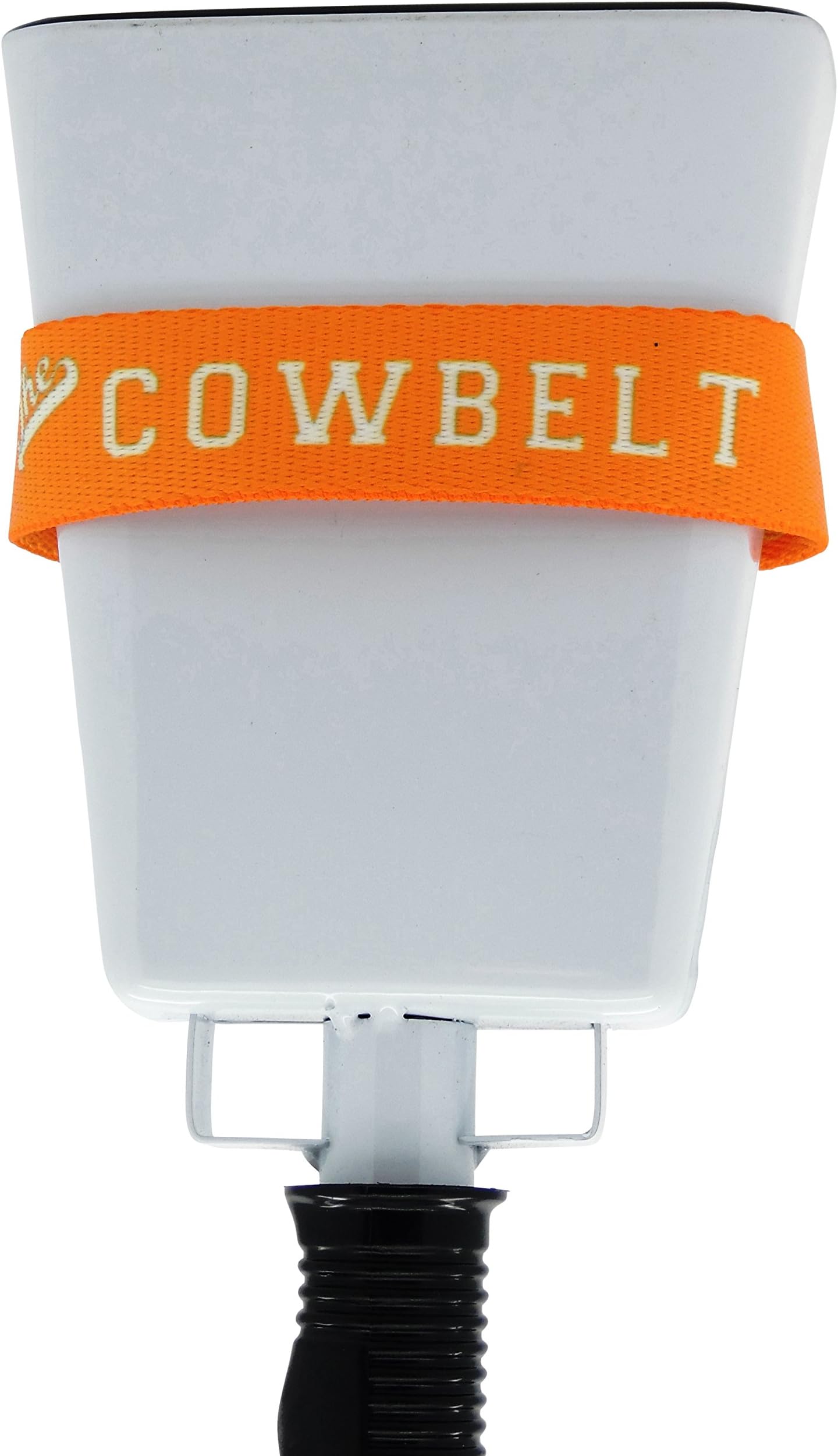 Cowbell Cowbelt Holster to Hold Bell for Cheering at Sporting Events - Orange