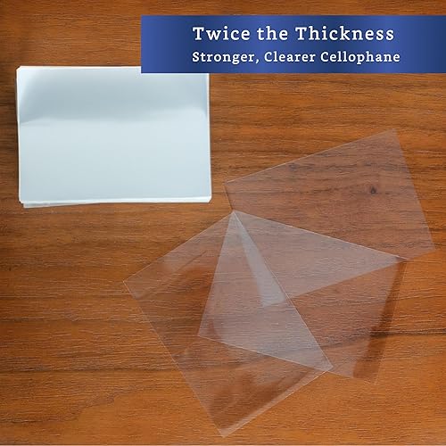 Miniatura 3 de FIESTA WRAPS Envoltorios transparentes de caramelos para caramelos (600 piezas de 2.5 x 3.5 pulgadas) - Envoltura de celofán transparente natural -