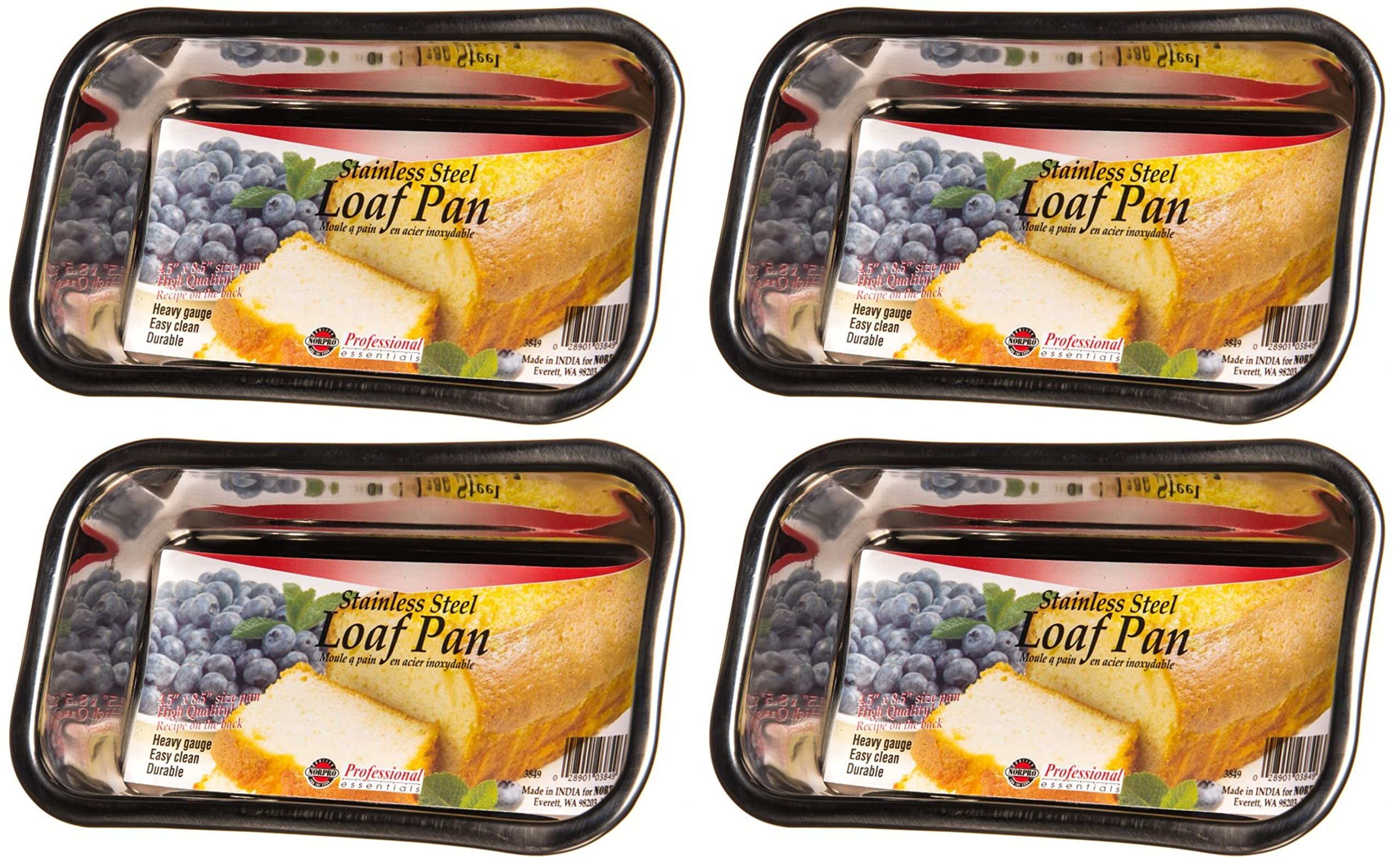 Moule à cake Norpro acier inoxydable pour pain de viande et terrines