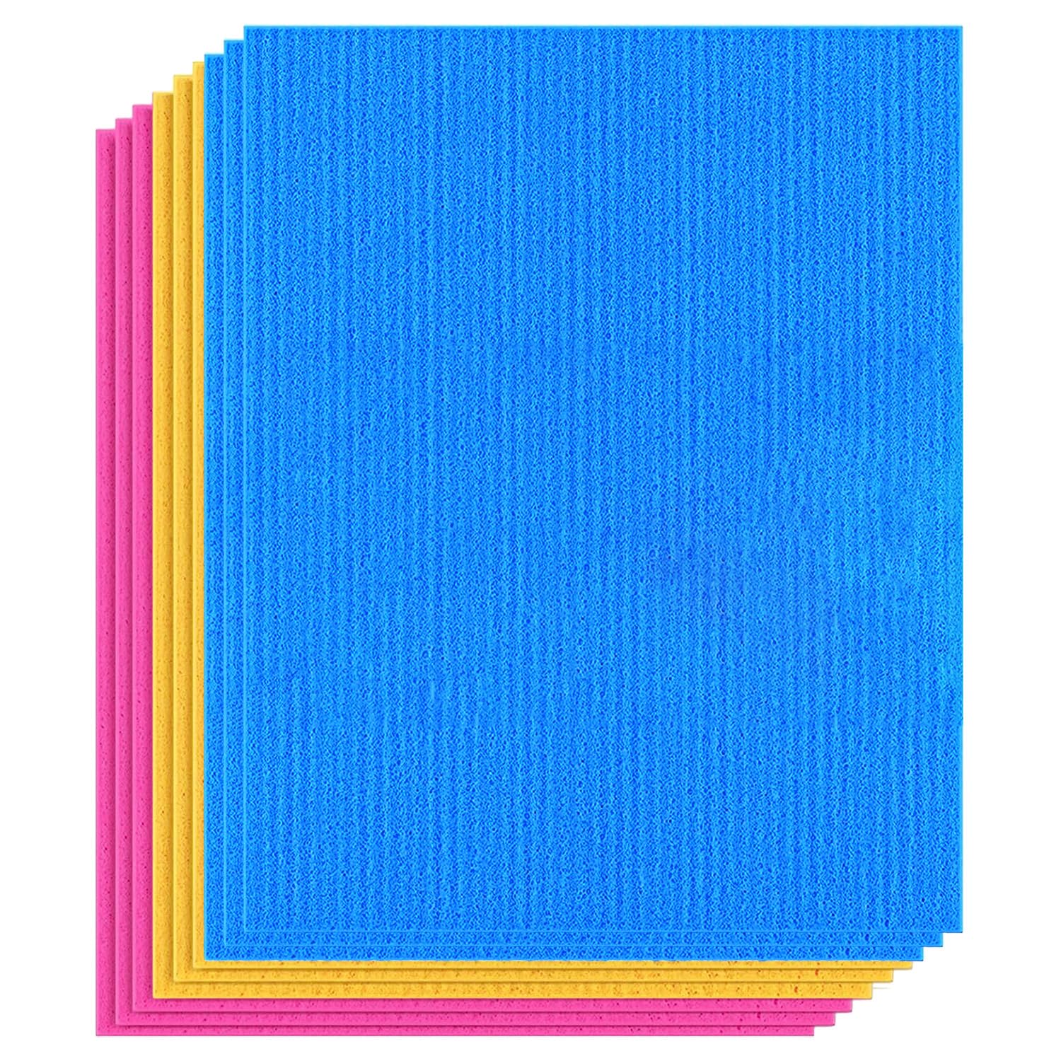 Kuber Industries Sponge Wipes | Washing Wipes Paper Towel | Sponge Cleaning Cloths for Kitchen | Reusable Sponge Wipe Cloths | Cleaning Sponges | 18x20 | 9 Piece Set | Multi (B0CJLHNZY5) Amazon Price History, Amazon Price Tracker