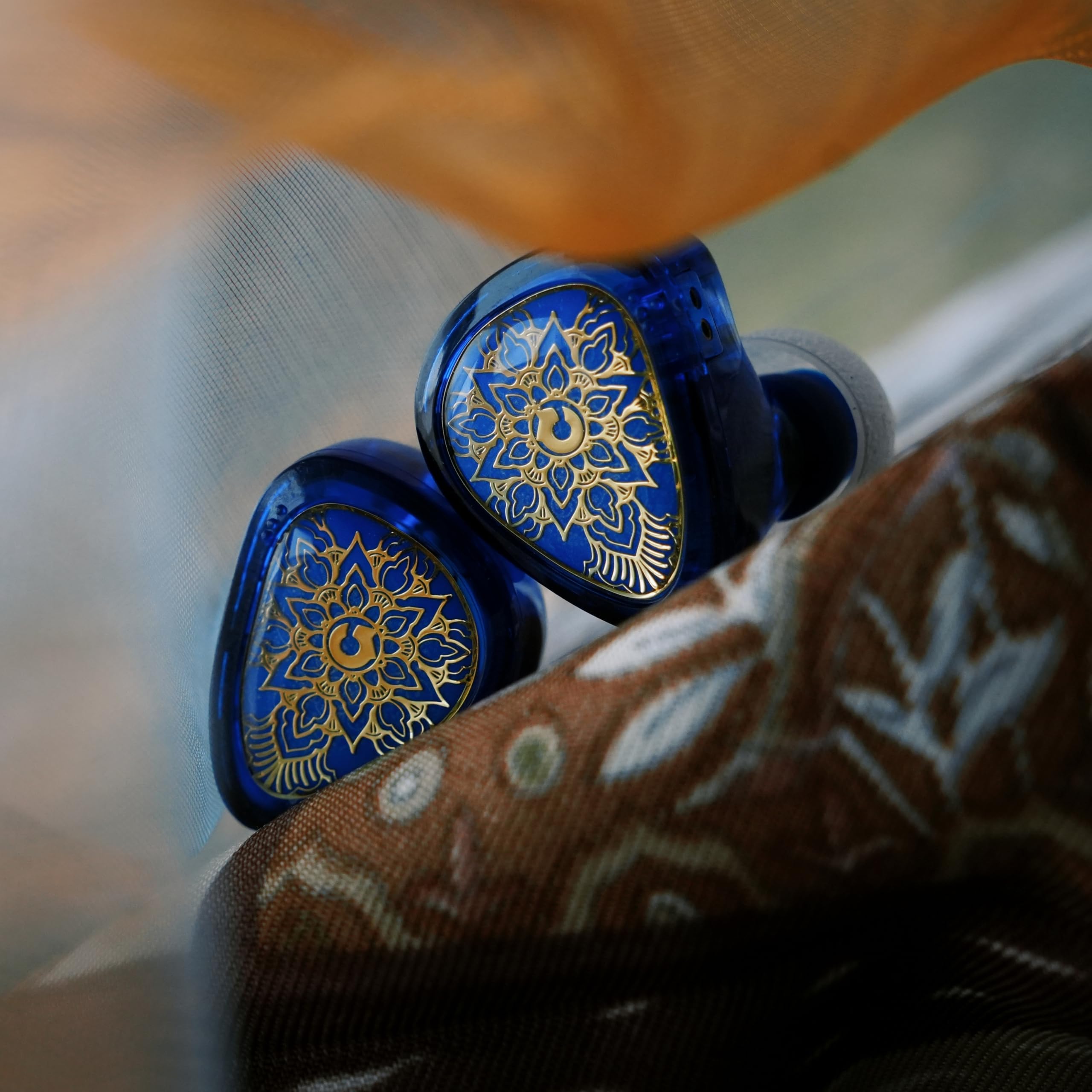 TANGZU Wan'er S.G II Écouteurs filaires HiFi, diaphragme dynamique en PET de 10 mm avec câble OFC détachable à 2 broches pour audiophile DJ scène (bleu, type C avec micro)