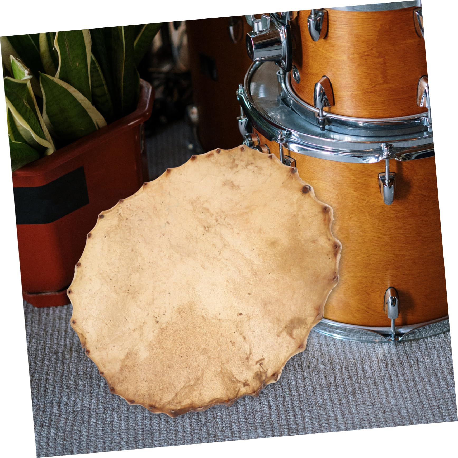 ABAKUA drum アバクアドラム　キューバ　交換牛皮ヘッド付き ABAKUA drum アバクアドラム キューバ 交換牛皮ヘッド付き