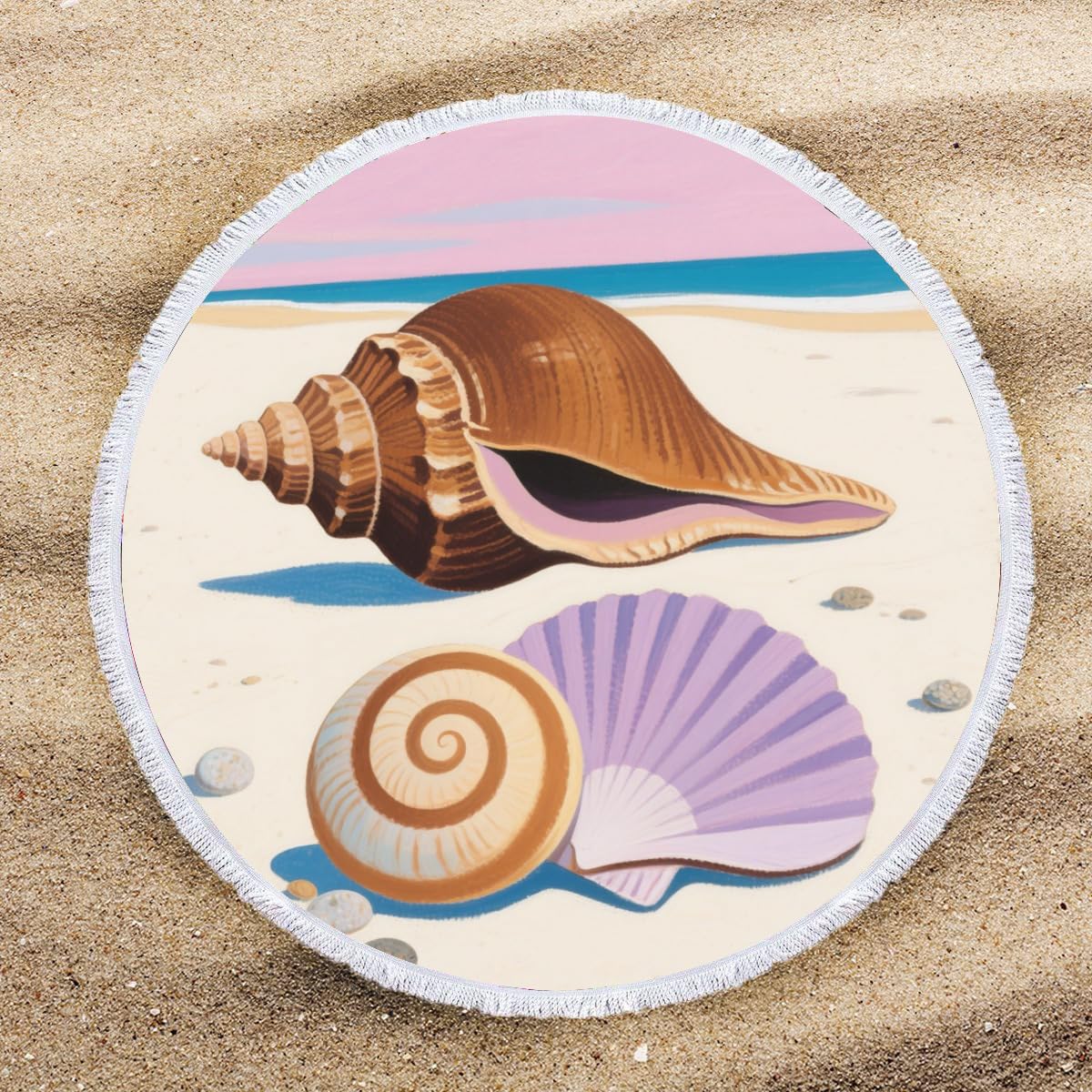 1/2PACK 145 cm Microfibra Asciutto a Secco a Secco rapido, Conchiglie a Sabbia Senza Sabbia, Asciugamano Assorbente per Spiaggia, Viaggi, Campeggio, Palestra