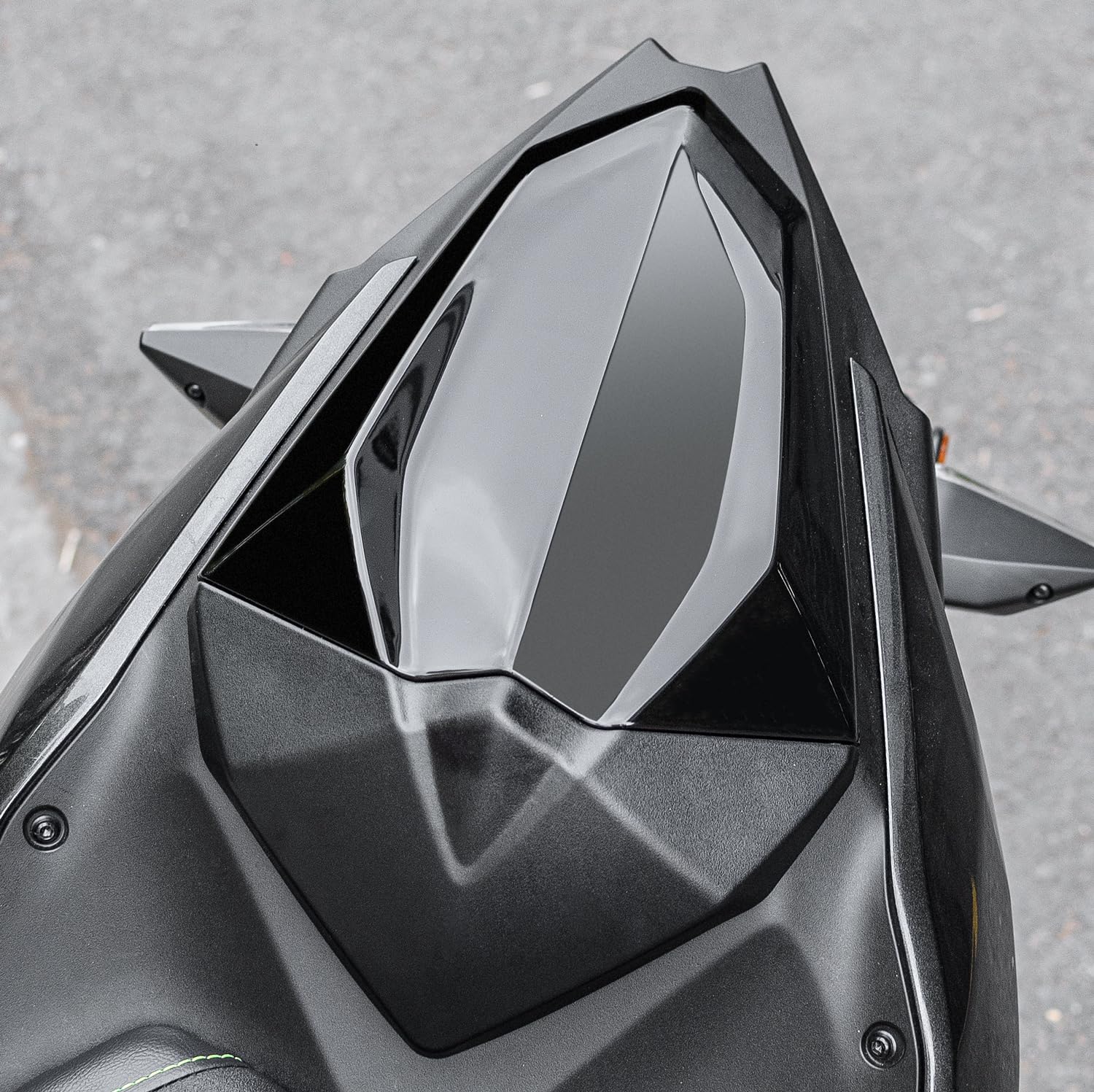 Capot de siège arrière de moto pour Ninja 500 Z500 2024 2025 2026 en plastique ABS noir brillant