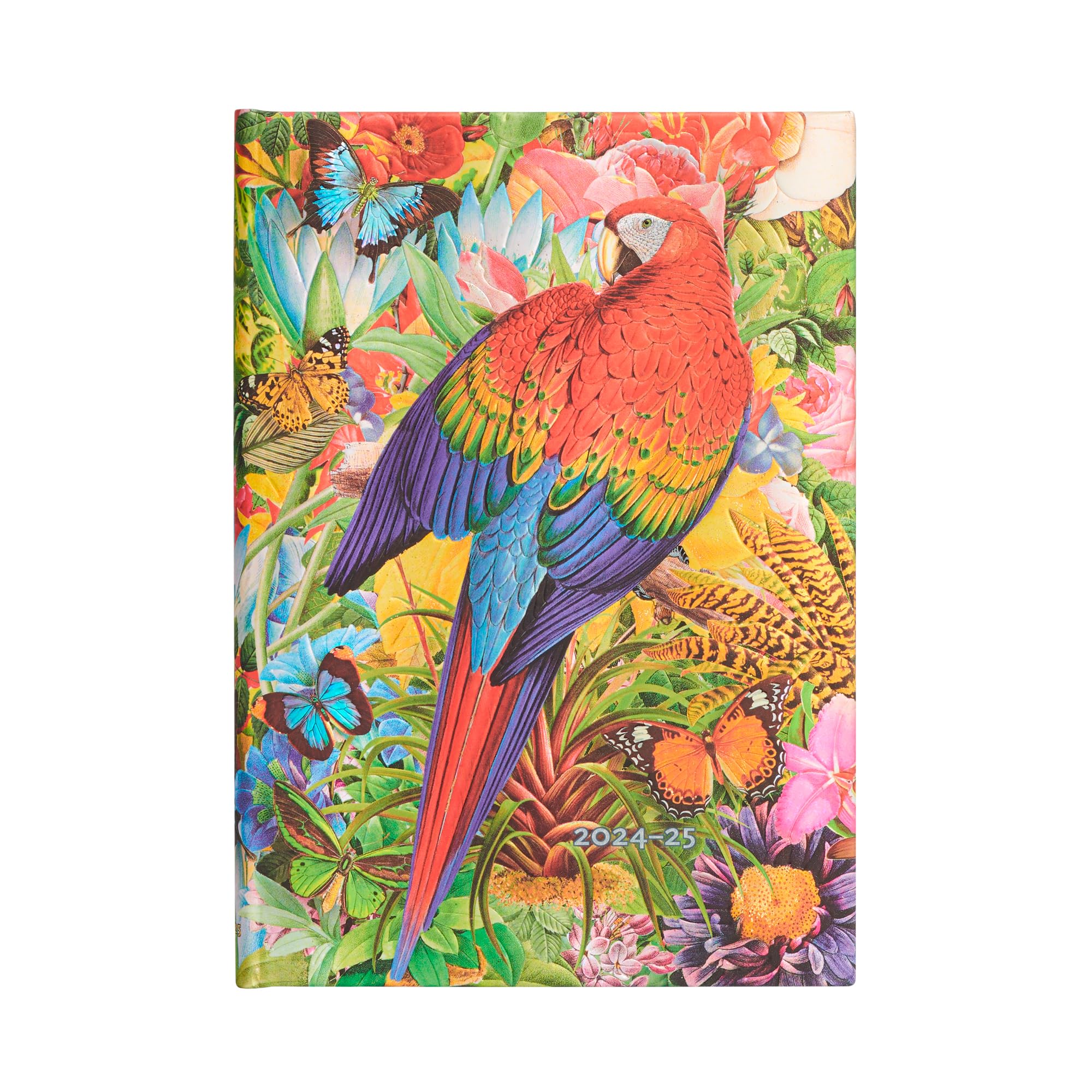 Paperblanks 2025 Tropical Garden 18 Month Calendar Midi Horizontal