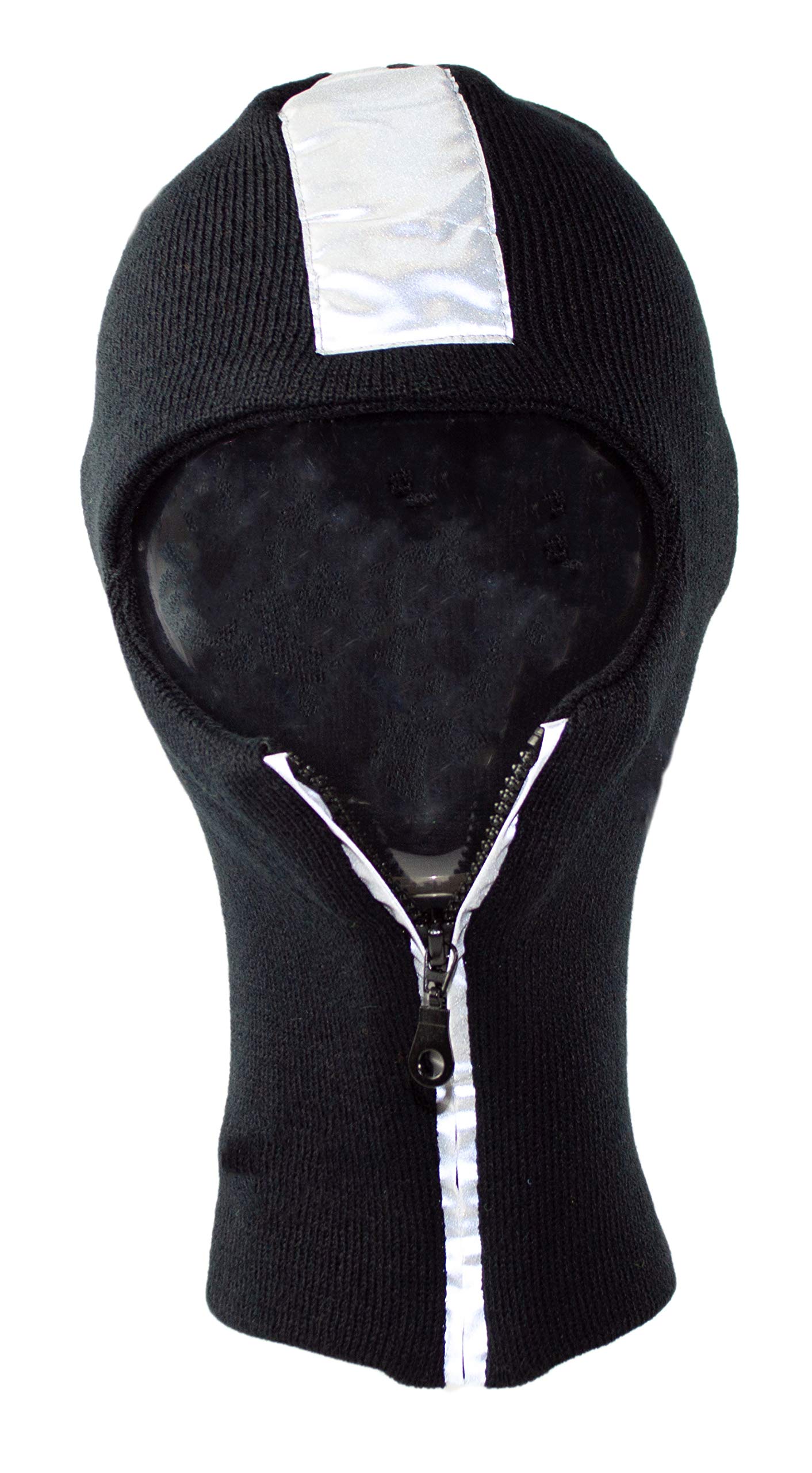 Warm Winter Cold Weather Bright Reflective Balaclava Face Mask with Zipper