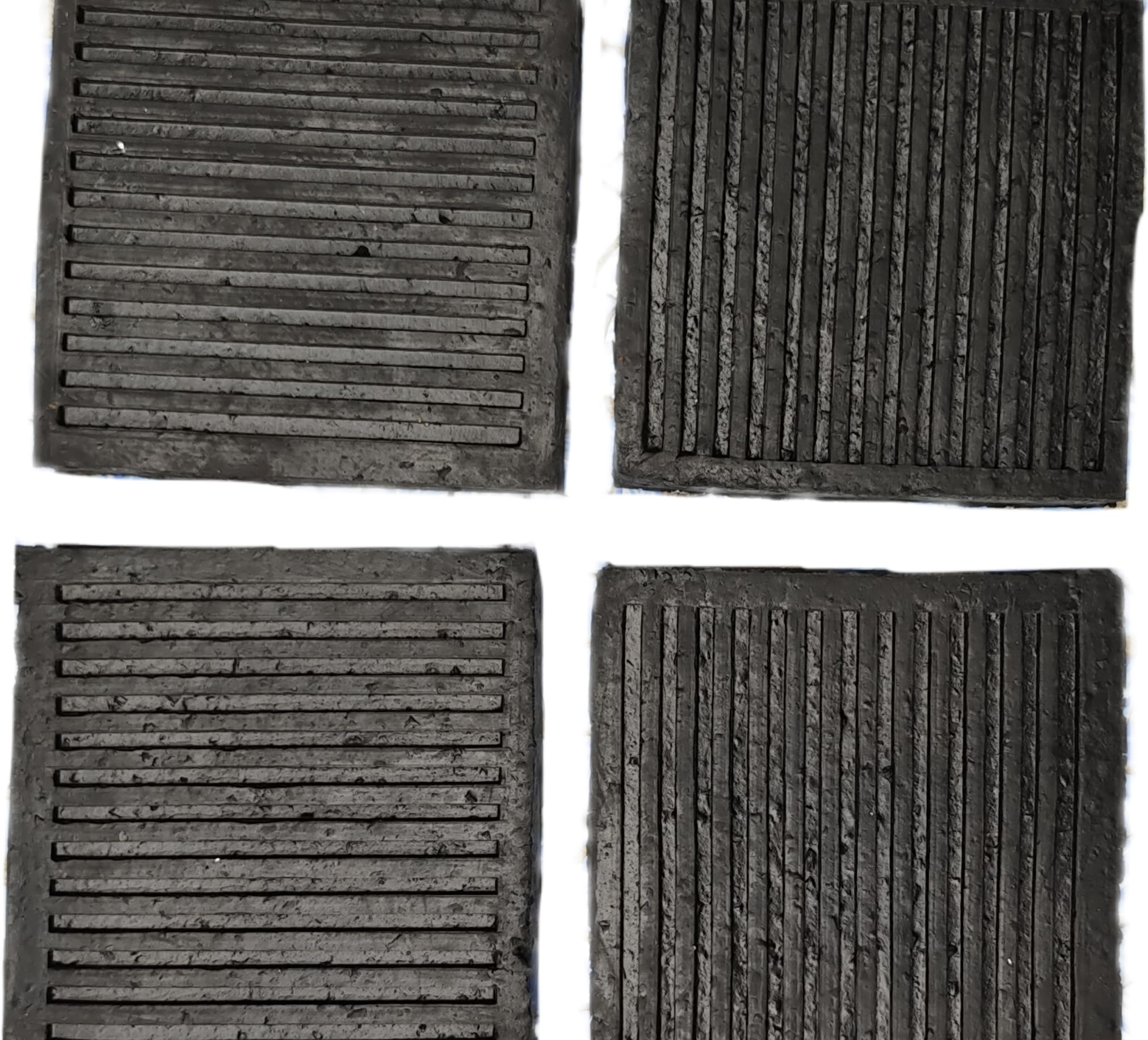 Hope Kart Rubber Support for Furniture Legs Floor Scratch Protection Footrest Pad, Square, Black (4, 6 x 6 x 1/2 Inch) (B0CQK8JCVT) Amazon Price History, Amazon Price Tracker
