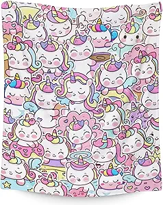 Unicorn Blanket Gifts - 60"x80" Cute Throw for Girls & Women - Pink Soft Fuzzy Blankets for Bed, Couch & Living Room