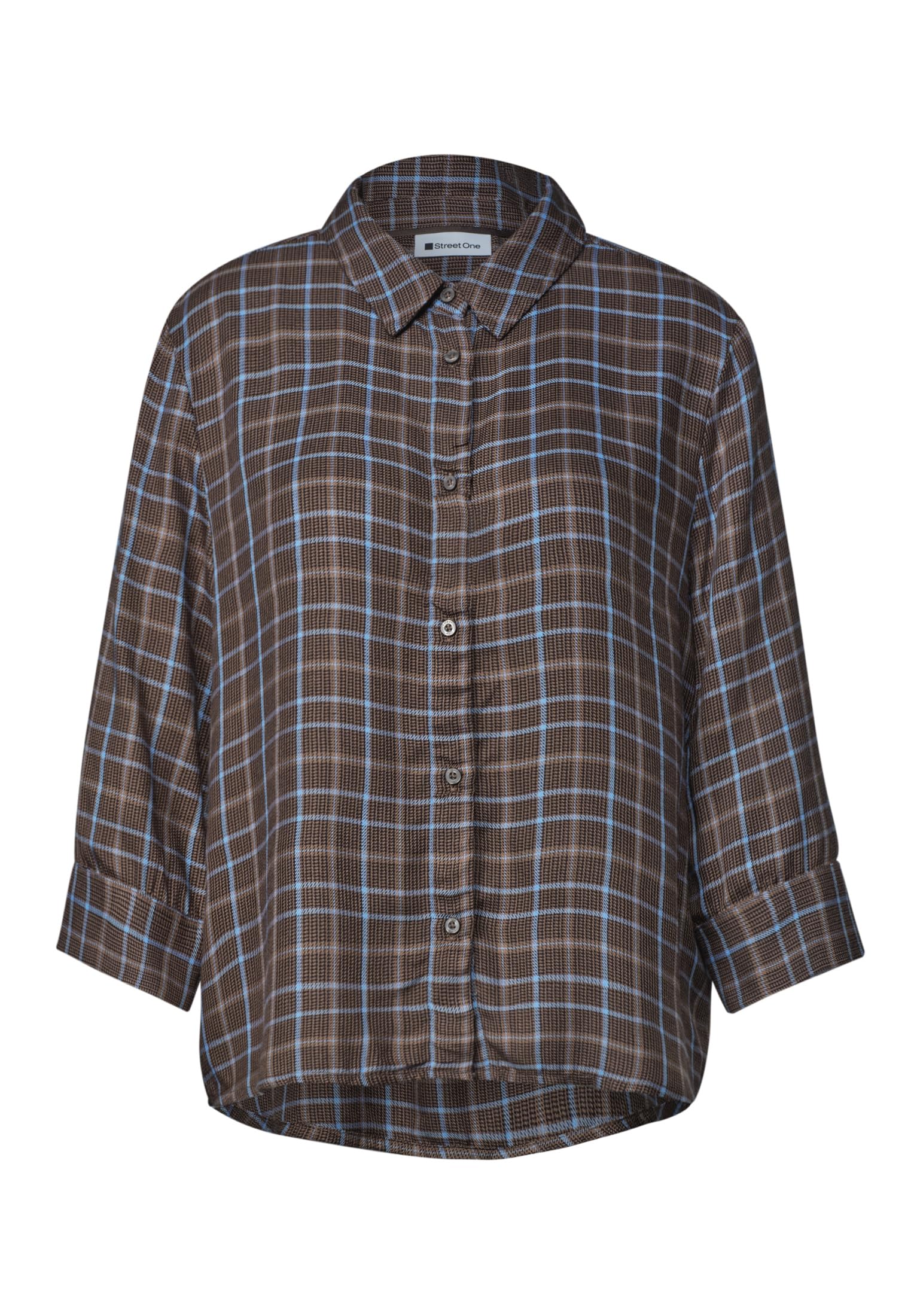 Street One 3413579 Camicia a Maniche a 3/4 con Motivo Donna