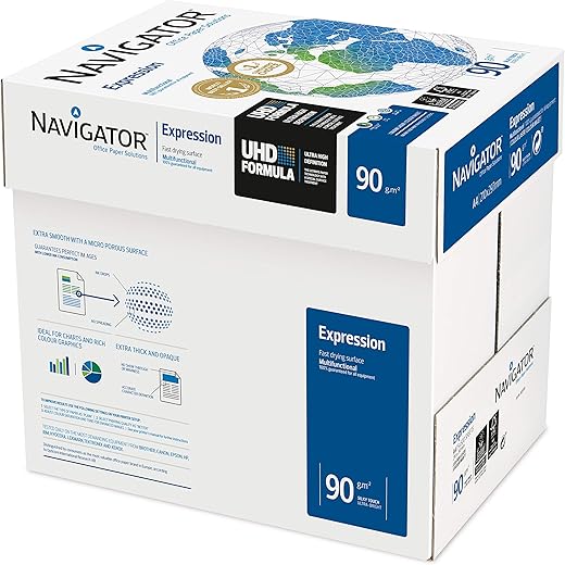 Navigator 210 x 297 mm A4 90gsm Expression Copier Paper - White (Pack of 2500 Sheets)