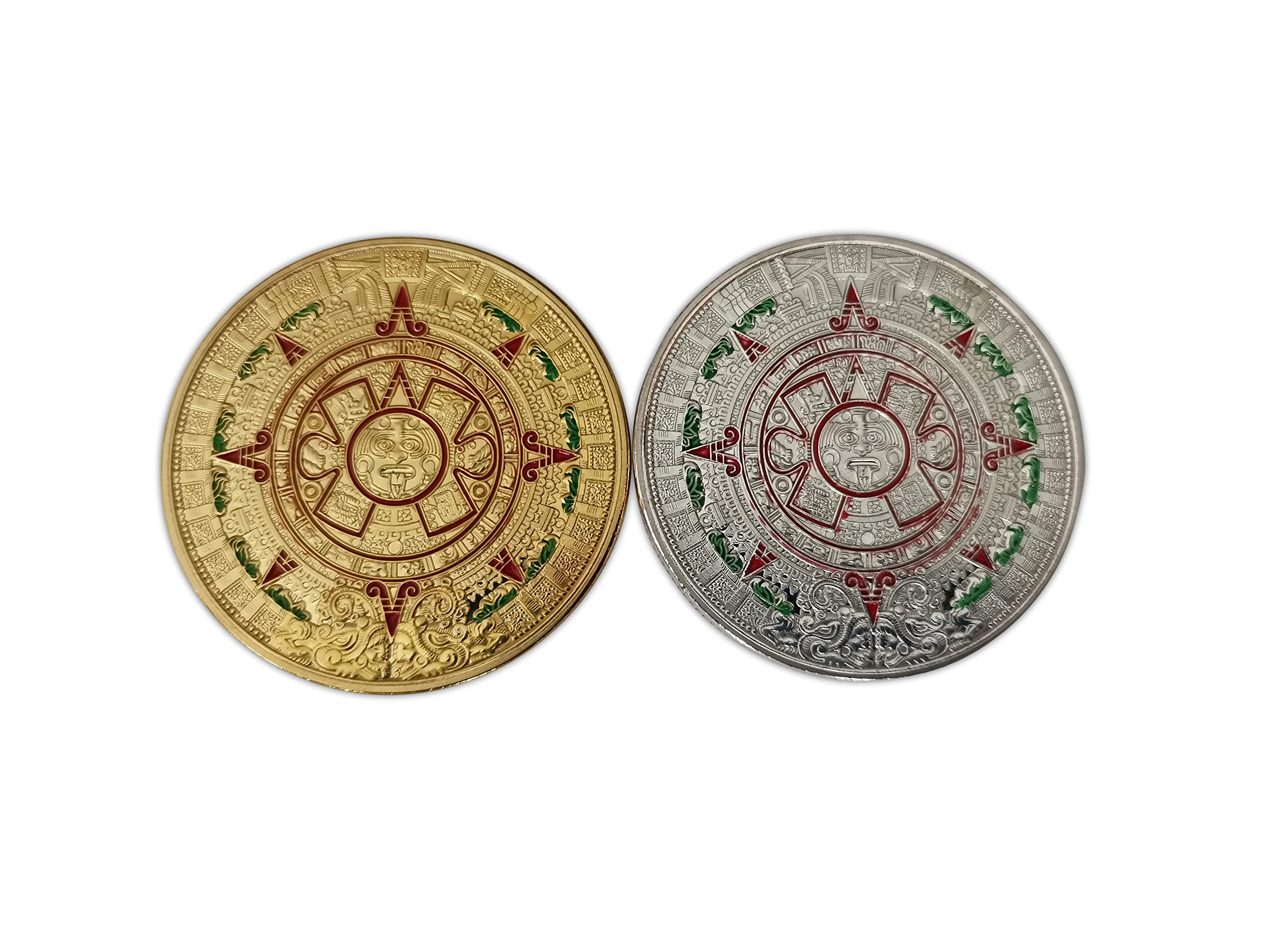 – Eillwin Aztec Mayan ancient civilizations 2x collectable & commemorative beautiful new coins