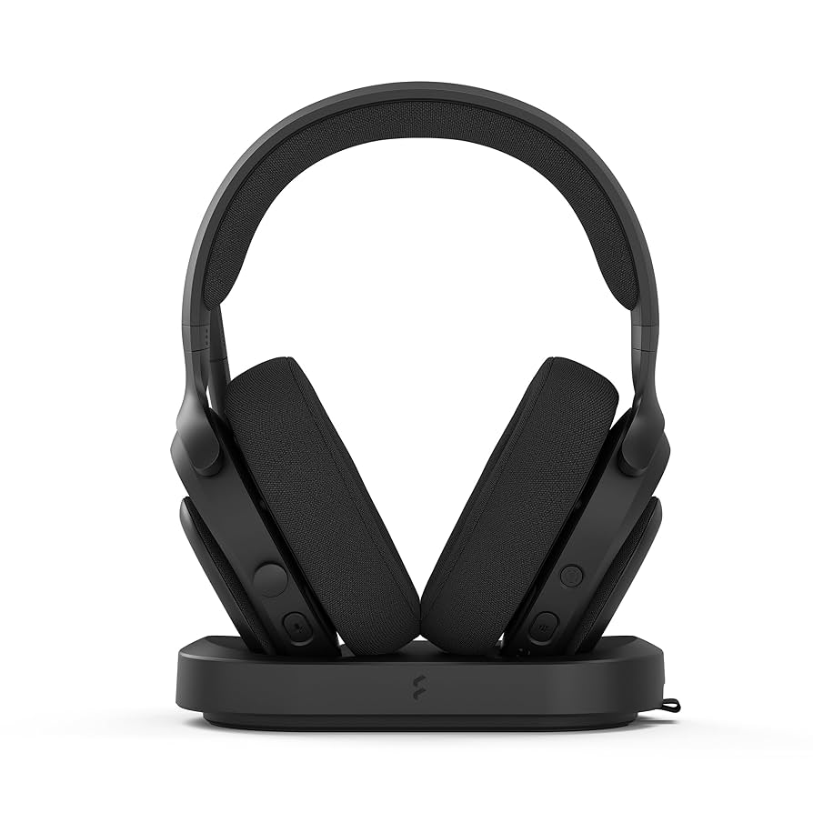 ［美品］fractal design scape Dark Fractal Design Scape Dark Wireless RGB Gaming Headset, Black