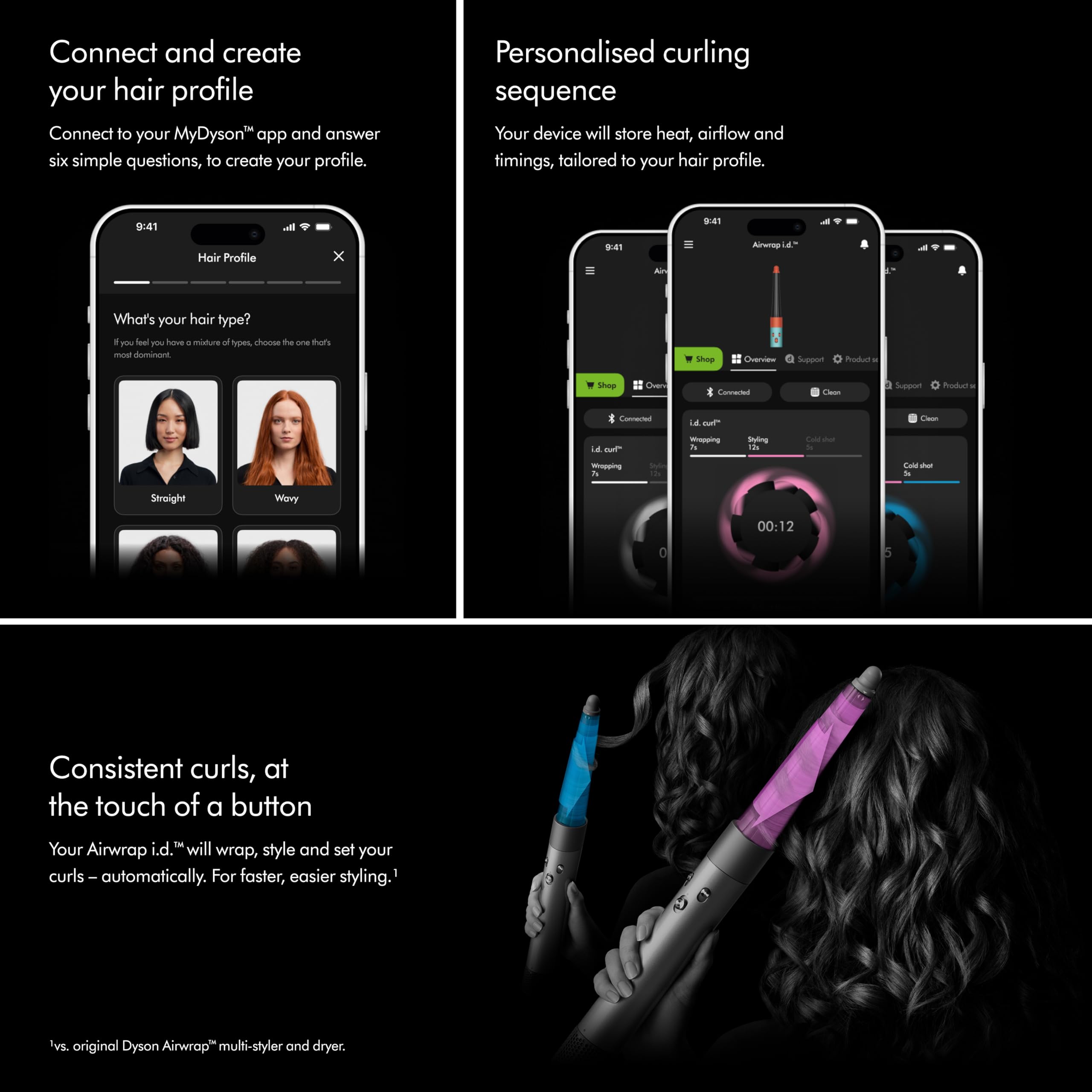 Dyson Airwrap⢠Multi-Styler Complete Long: Dyson Limited edition Ceramic Pink and Rose gold Airwrap⢠multi-styler Complete Long with Onyx and Rose Presentation case