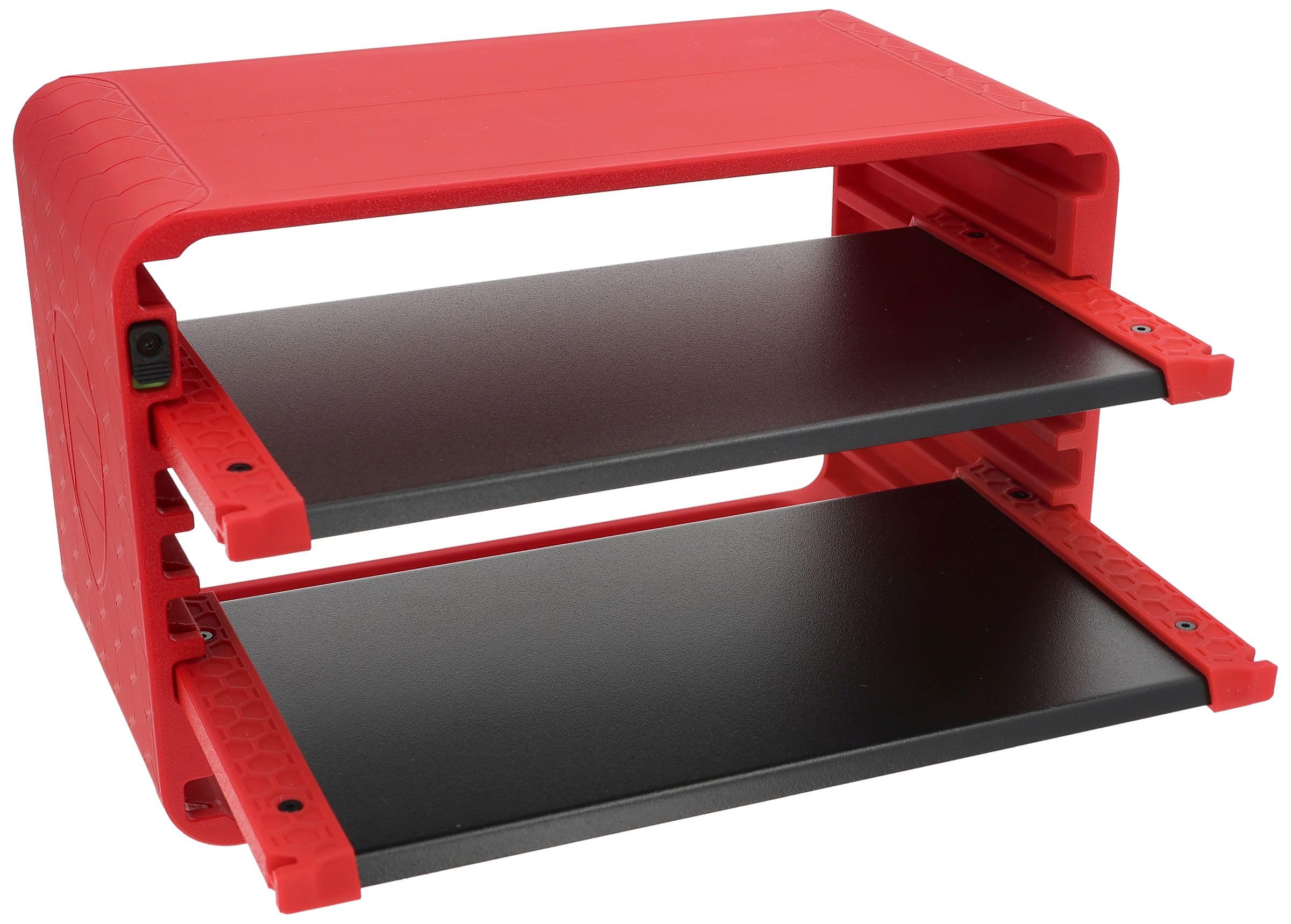Feldherr Valigia da Trasporto per Miniature HSVR7150 Rosso con 2 vassoi magnetici - per Trasporto e conservazione di Miniature da Tavolo magnetizzate