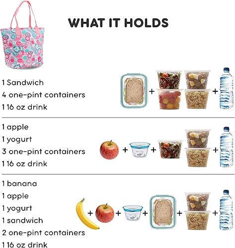 Miniatura 4 de Bolsa de almuerzo J World New York Lola, Frambuesa azul), LB-04 BLUE RASPBERRY