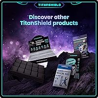 Vista 9 de TitanShield 200 fundas interiores de tarjeta de 60 micrones ultra transparentes de tamaño estándar, ajuste perfecto exacto. Perfectas para doble