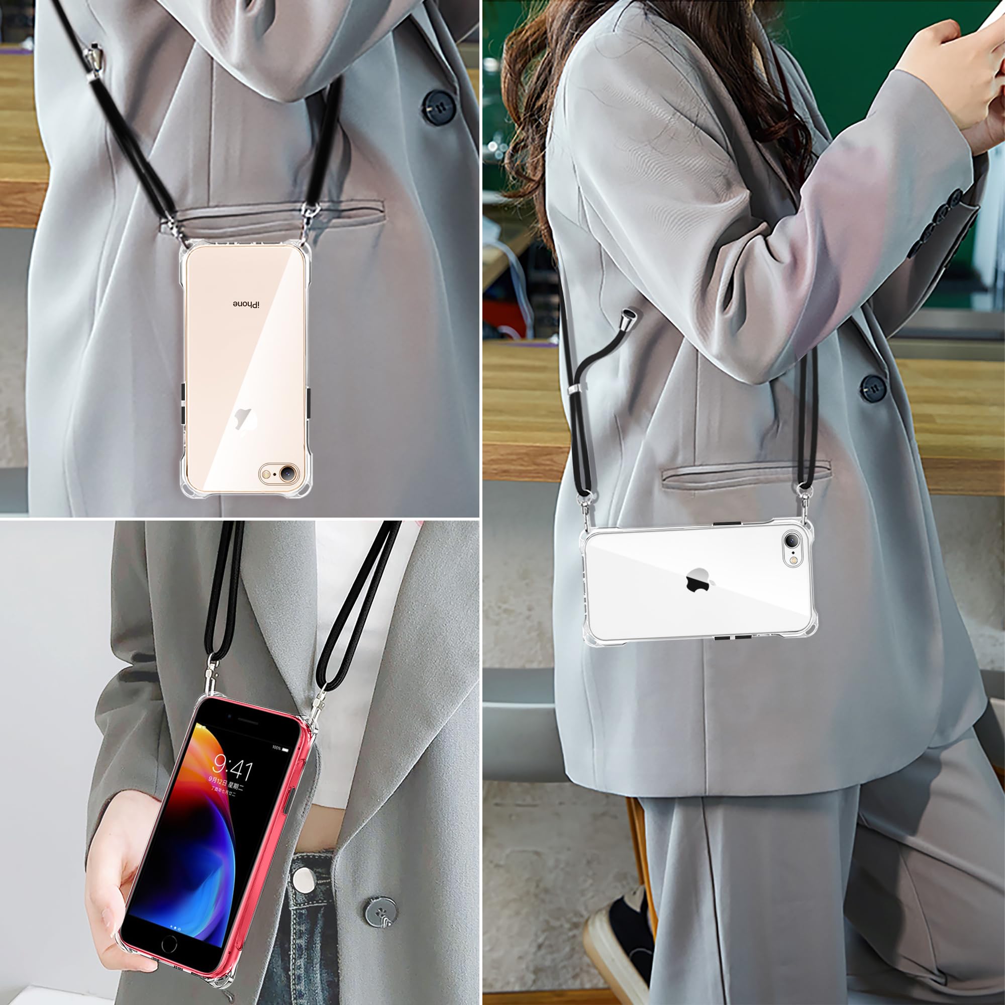 Amazon.co.jp: xiusiteli iPhone 7 Plus ケース クリア iPhone 8 Plus