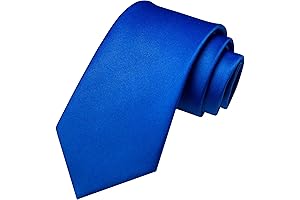 Solid Color Royal Blue Tie Mens Necktie for Business and Wedding