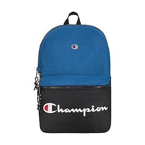 Champion Unisex Adult Manuscript Backpacks, Blue, One Size US