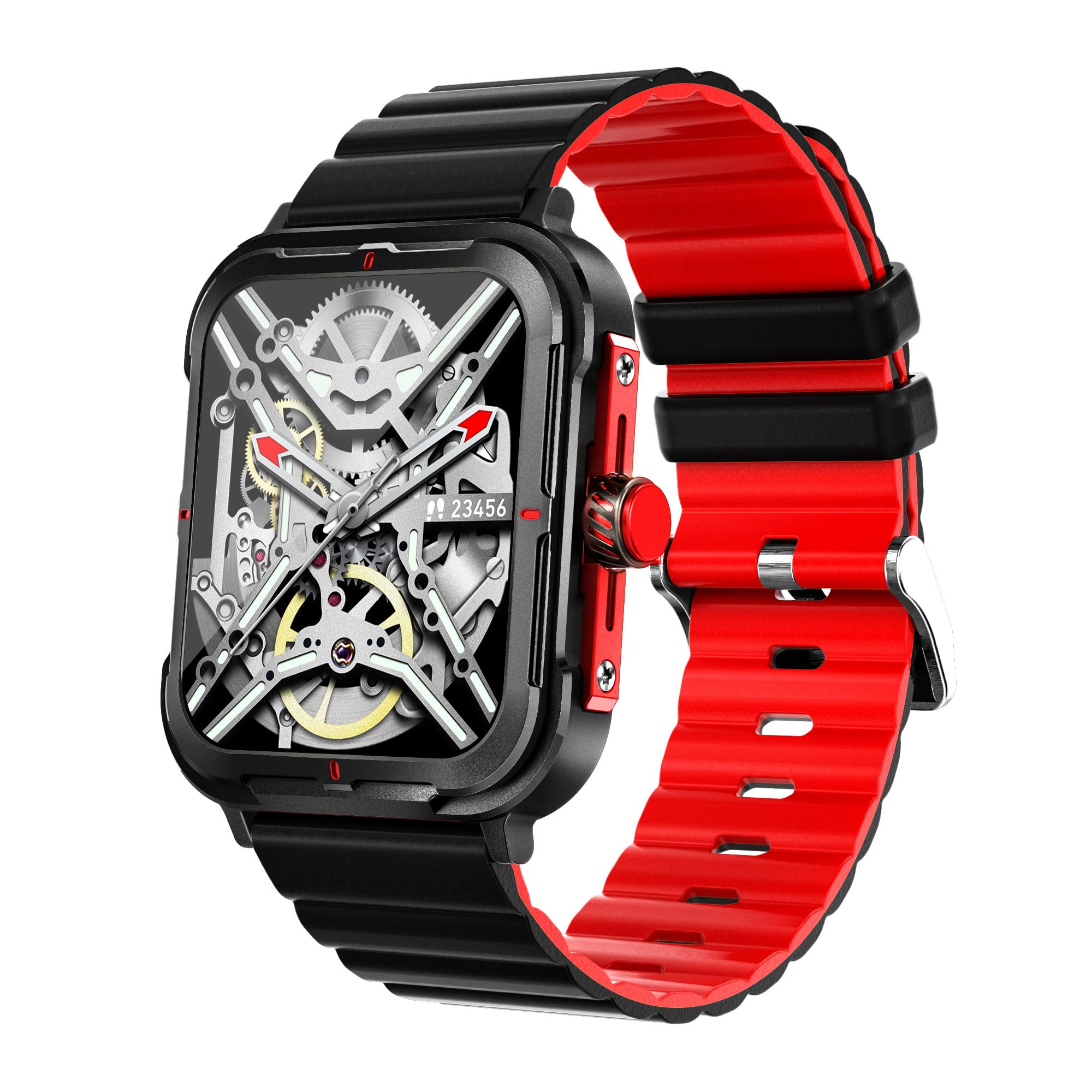 Mbneesio Sports Military SmartWatches for Men and Women(Answer/Make Calls),CNC Aluminum Alloy Frame,1.83”Touch Display,Bluetooth Call,Fitness Tracker