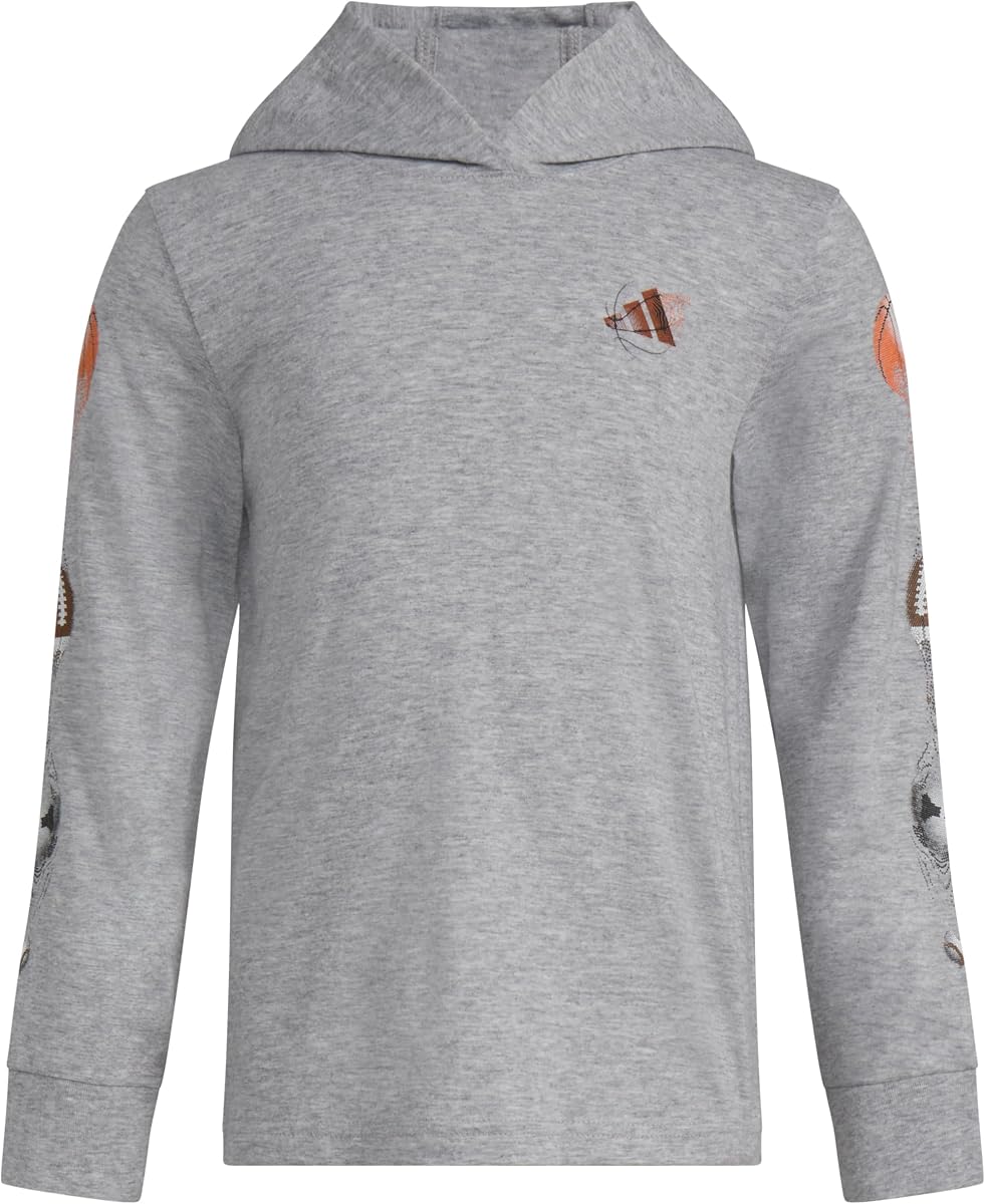 boys Long Sleeve Adi Warp Hooded TeeT-Shirt