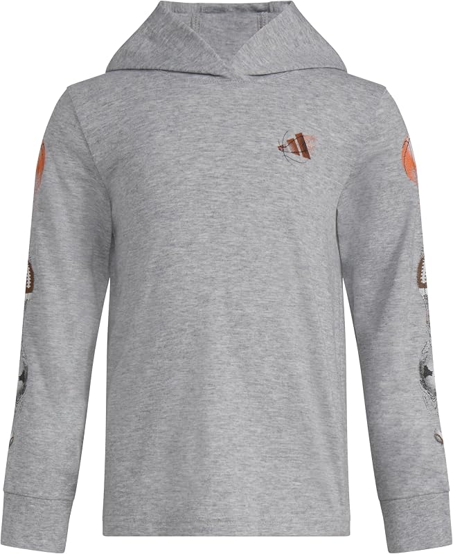 boys Long Sleeve Adi Warp Hooded TeeT-Shirt
