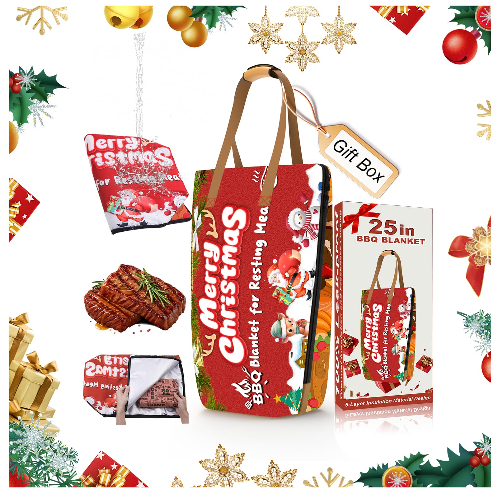 Onslowe 25 Inch BBQ Blanket Gift Box