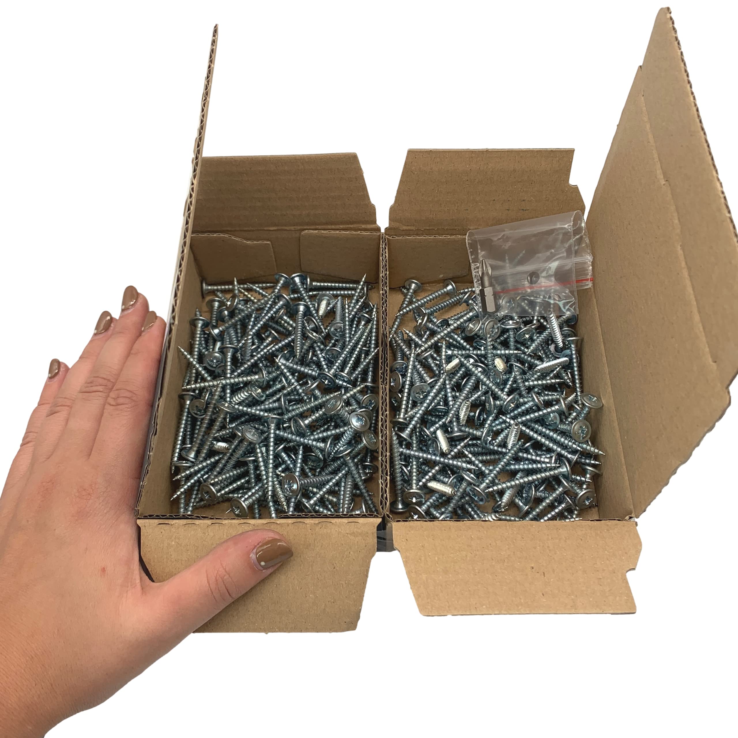 Lot De 300 Vis à Bois En Acier Zingué Jaune Tête Torx Type 17 Tête Fraisée Vi