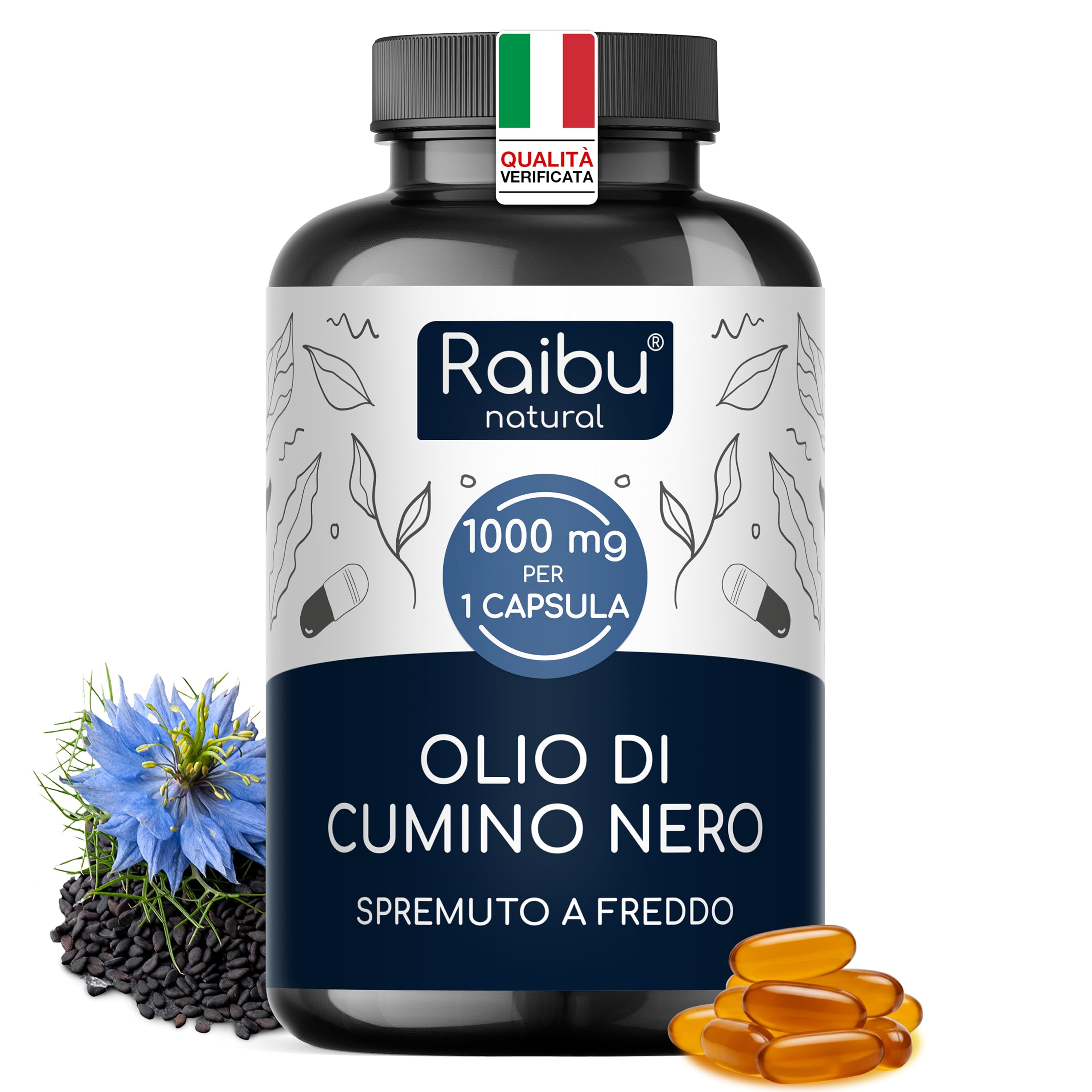Olio Di Semi Di Cumino Nero - Erbavoglio - Foto 7