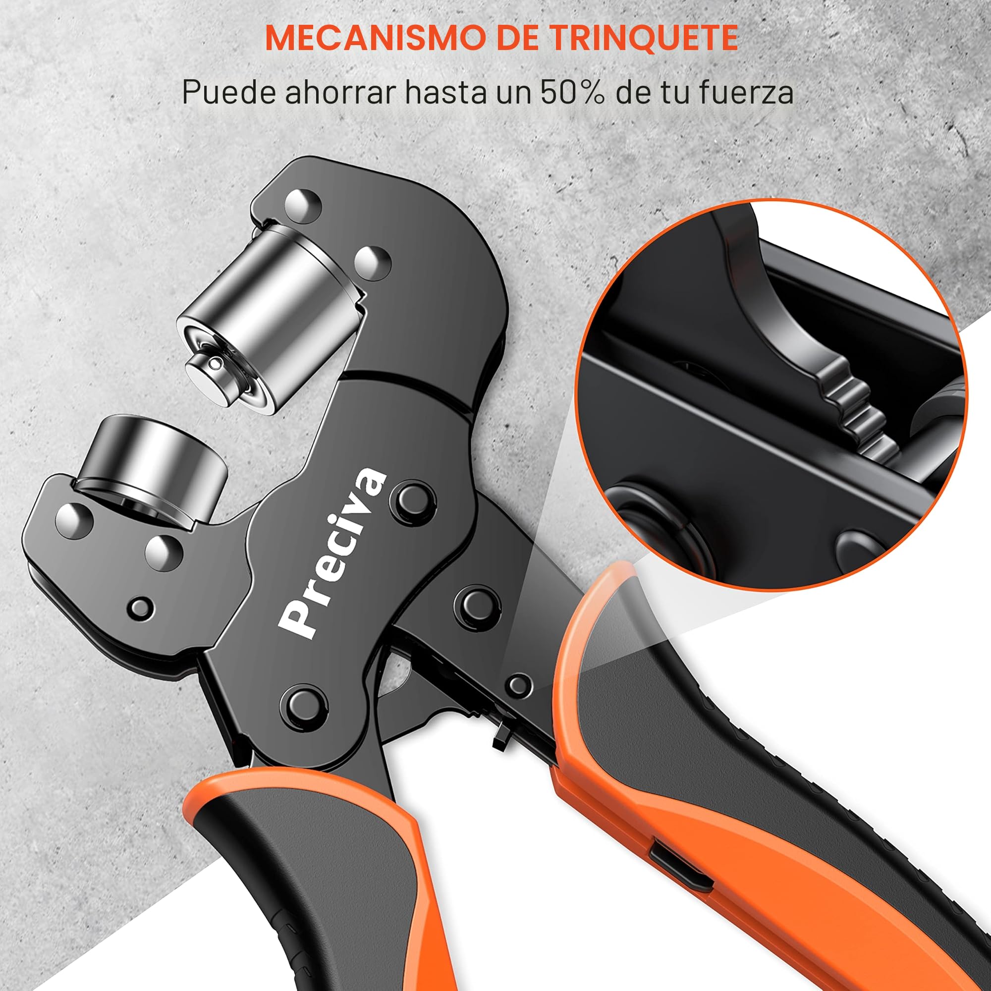 Alicates de Ojal de Bloqueo Profesionales,Preciva Remachadora Ojales con 500 Ojetes Metalicos (Ø interior 10mm),Punzón para Ojales,Maquina Ojales para Lonas Tejidos Velas Solares Cartón Cuero y PVC