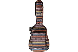 MUSIC FIRST Travel Guitar Bag For 1/2 Size Guitar Case