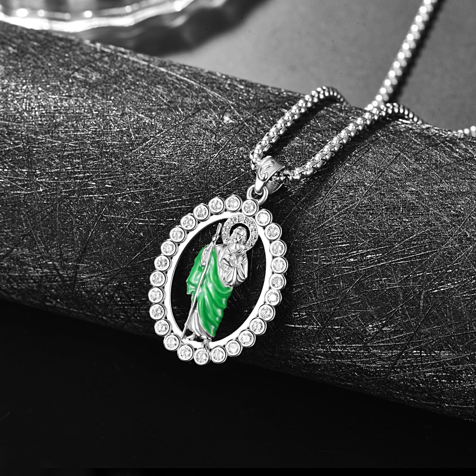 Snapklik.com : San Judas Tadeo Necklace Sterling Silver Cadena De San ...
