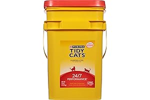 Tidy Cats Clumping Cat Litter, 24/7 Odour Control for Multi-Cat Homes - 35 lb Bucket