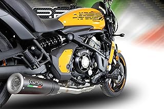 GPR EXHAUST SYSTEM Auspuff Gpr Schalldämpfer für Kawasaki Vulcan 650 2018/19 Auspuffblende genehmigt Rumore mit Racing-Kol...