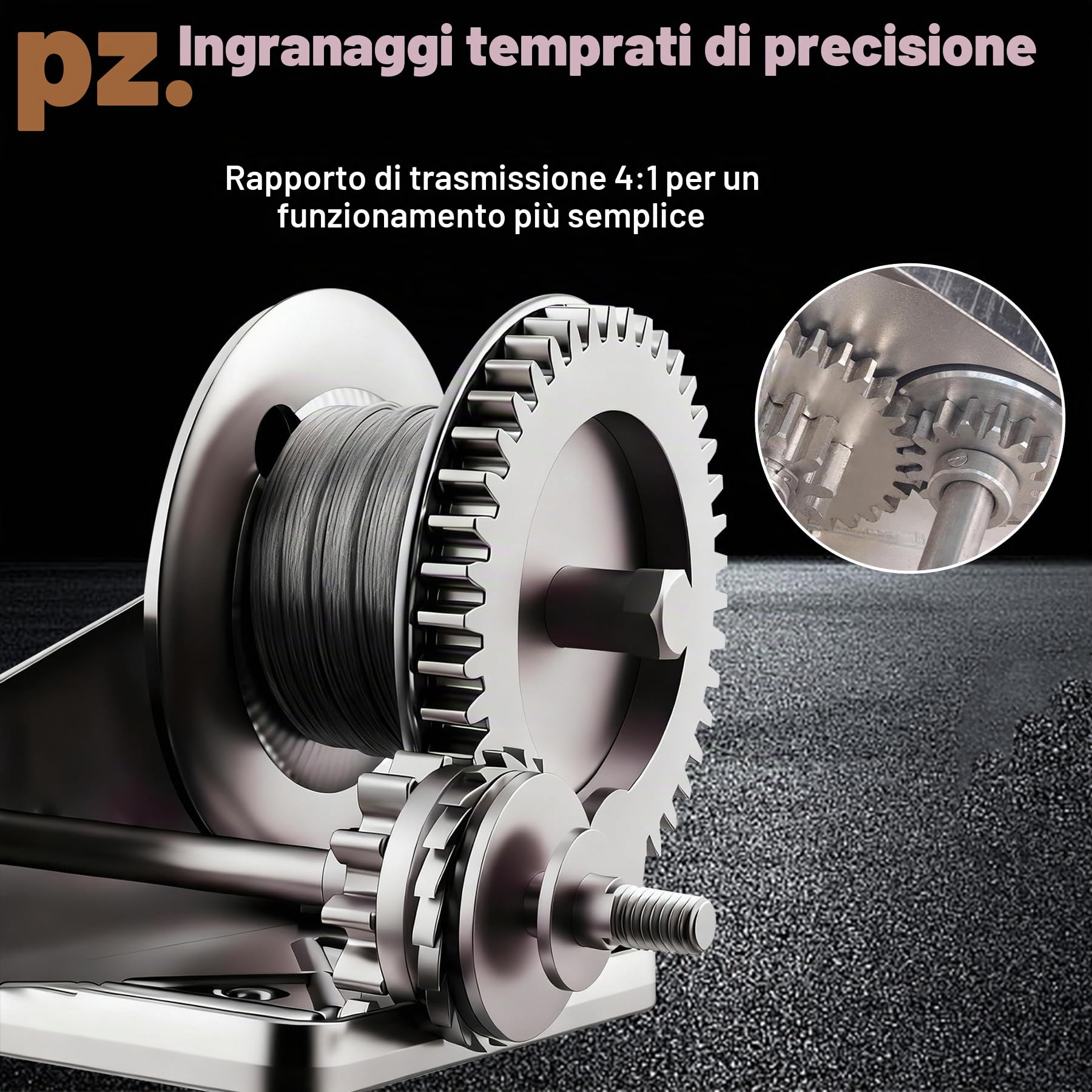 Verricello Manuale Acciaio Inox 1200/2600lbs con Corda 10m(1200lbs) | Verricello Manuale Piccolo con Freno Automatico, Argano Manuale Portatile per Barca e Auto, Scelta Ideale per Trazione